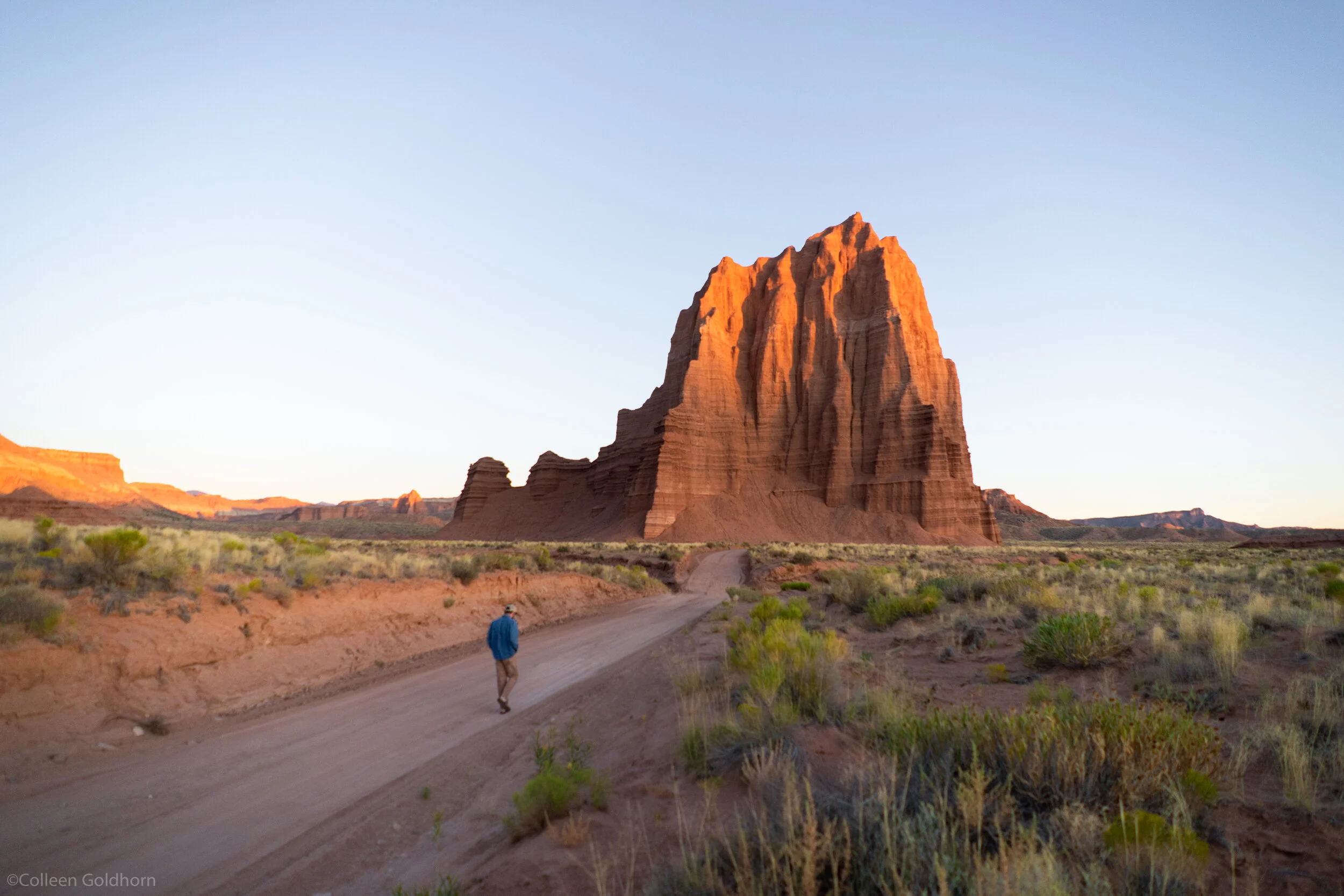 Temple of the Moon and Temple of the Sun Capitol Reef National Park, Utah