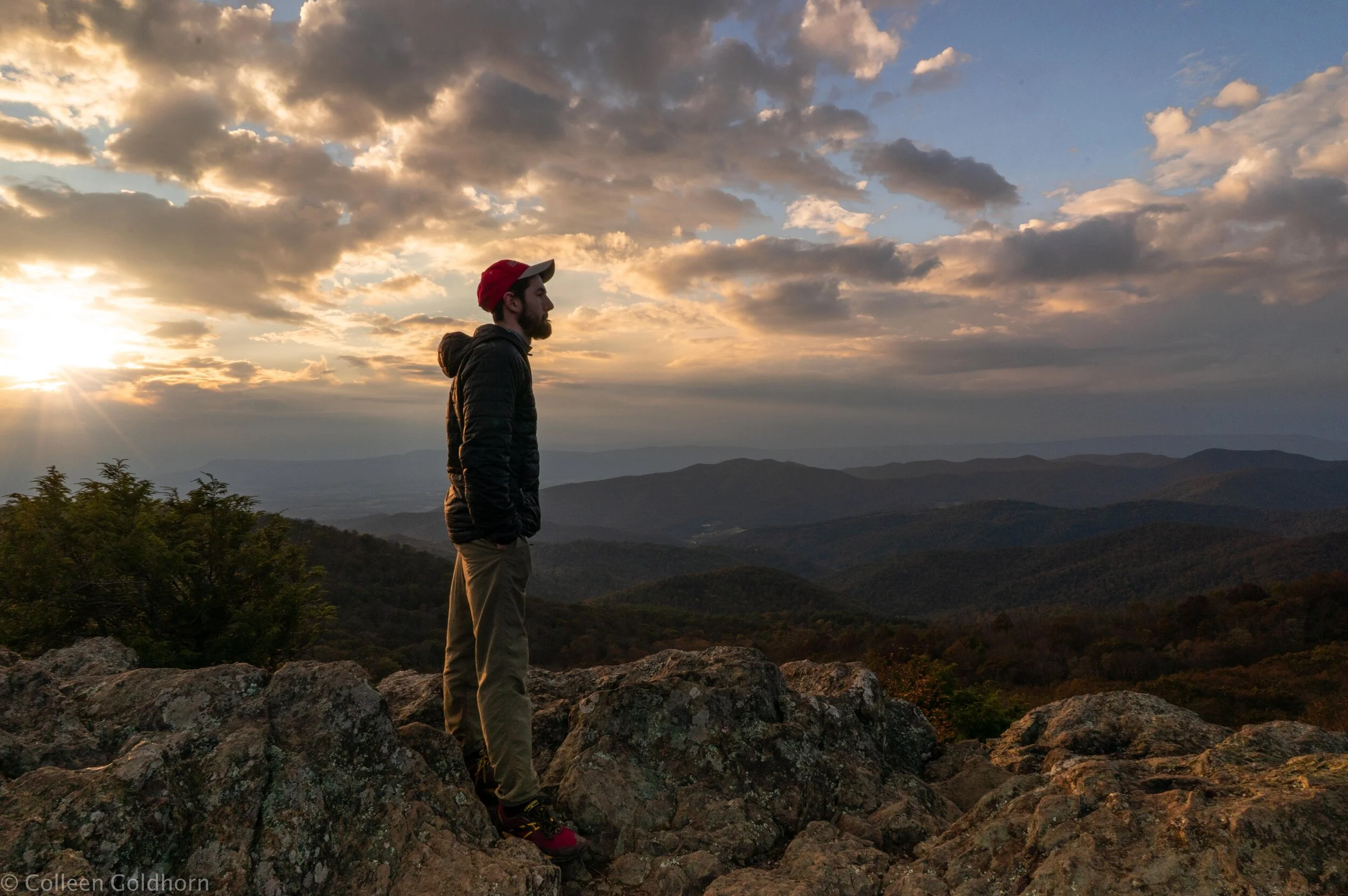 Hike To Bearfence Mountain, Shenandoah National Park, Virginia 