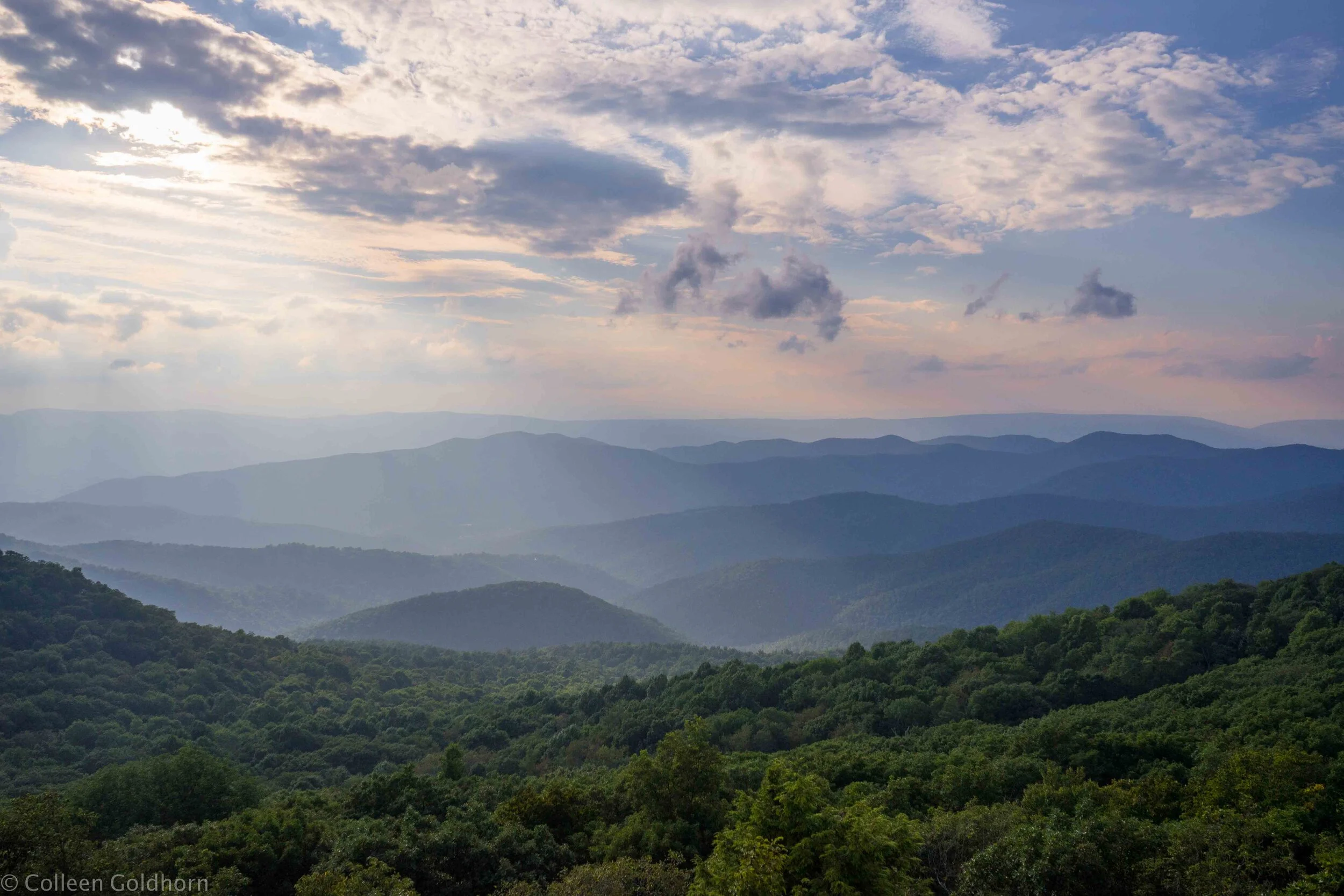 Hike to Bearfence Mountain, Shenandoah National Park, Virginia 