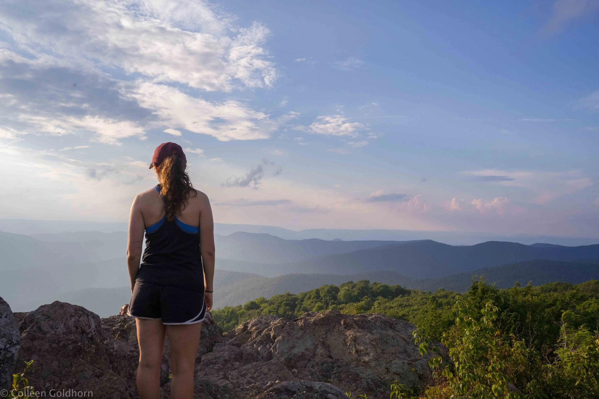 Hike to Bearfence Mountain, Shenandoah National Park, Virginia 