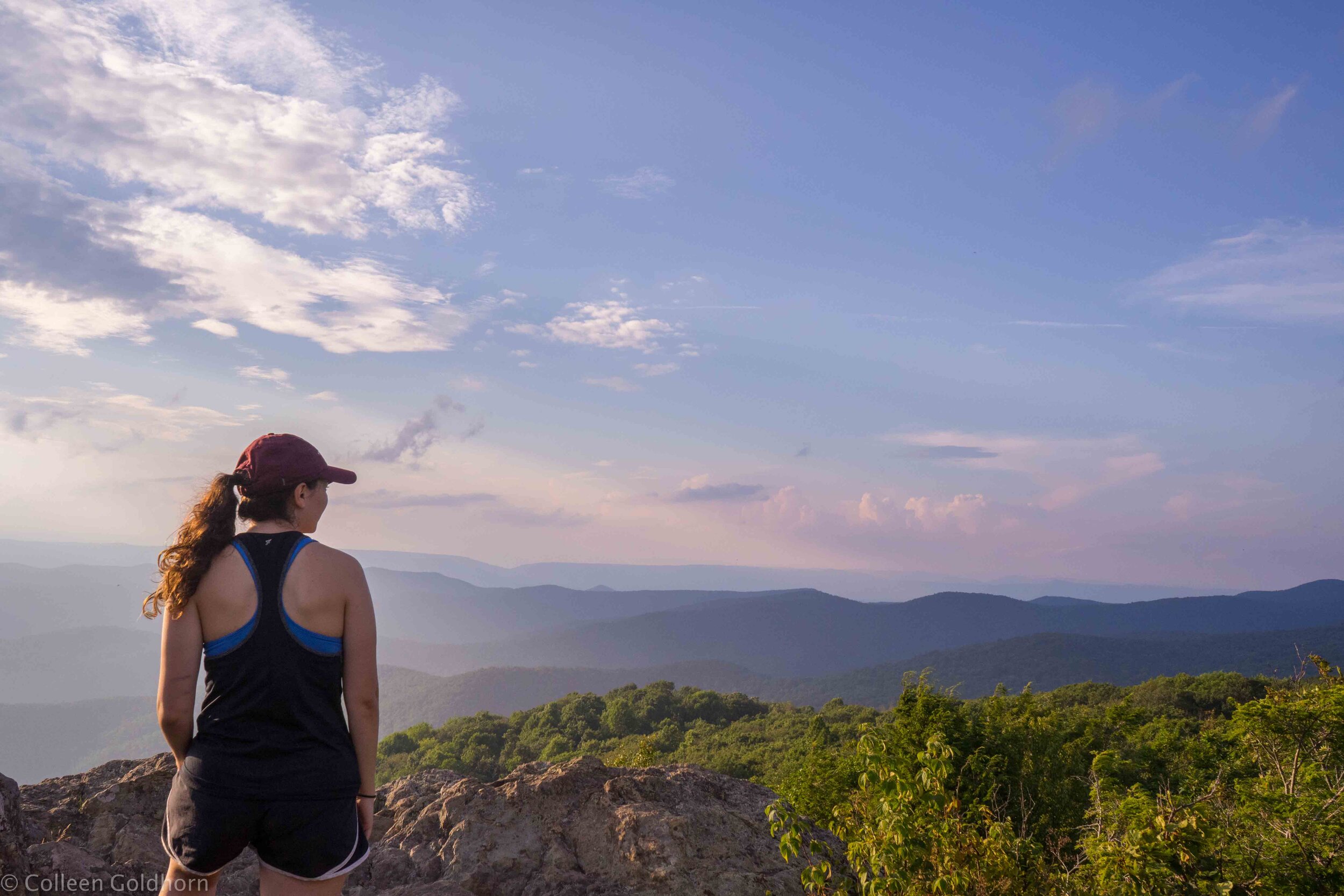 Hike to Bearfence Mountain, Shenandoah National Park, Virginia 