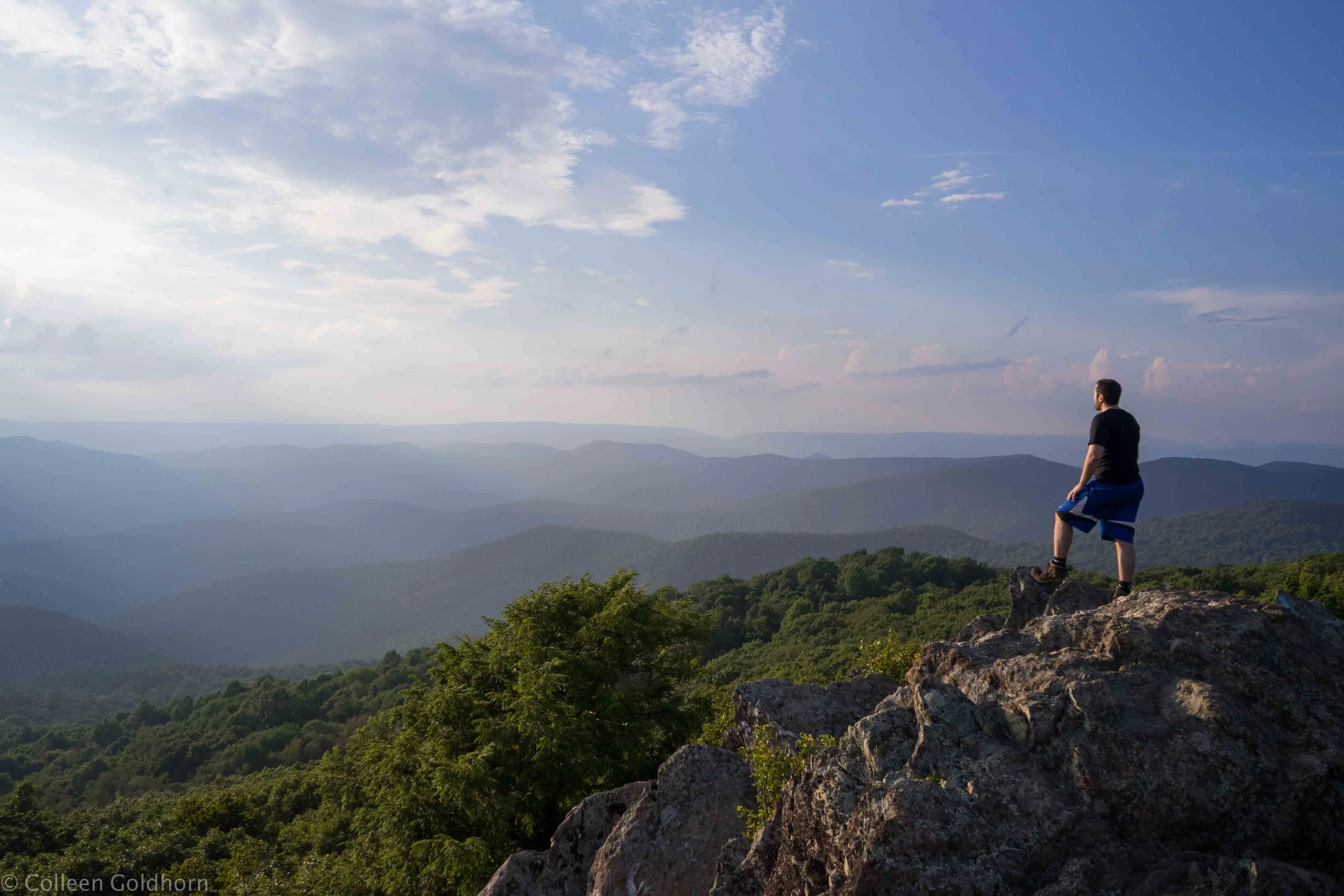 Hike to Bearfence Mountain, Shenandoah National Park, Virginia 