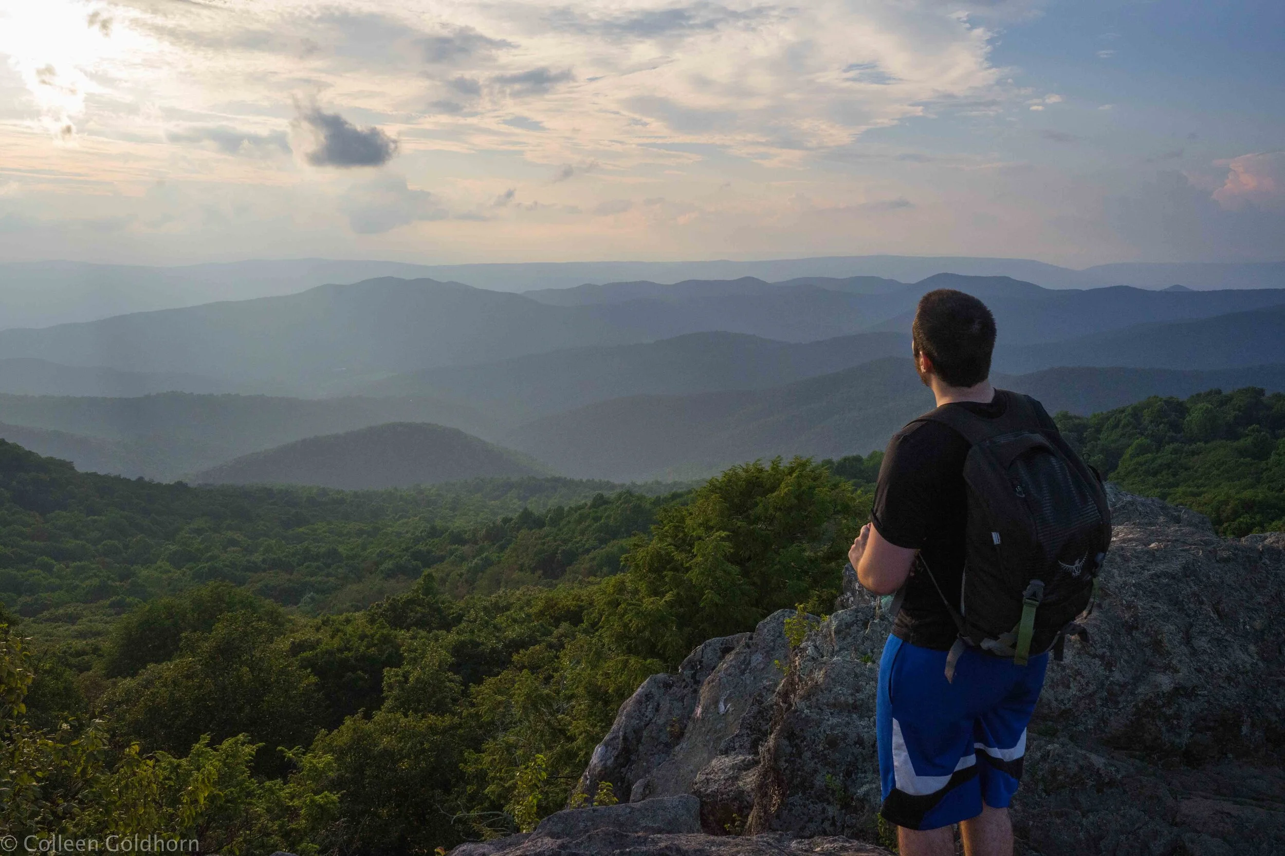 Hike to Bearfence Mountain, Shenandoah National Park, Virginia 