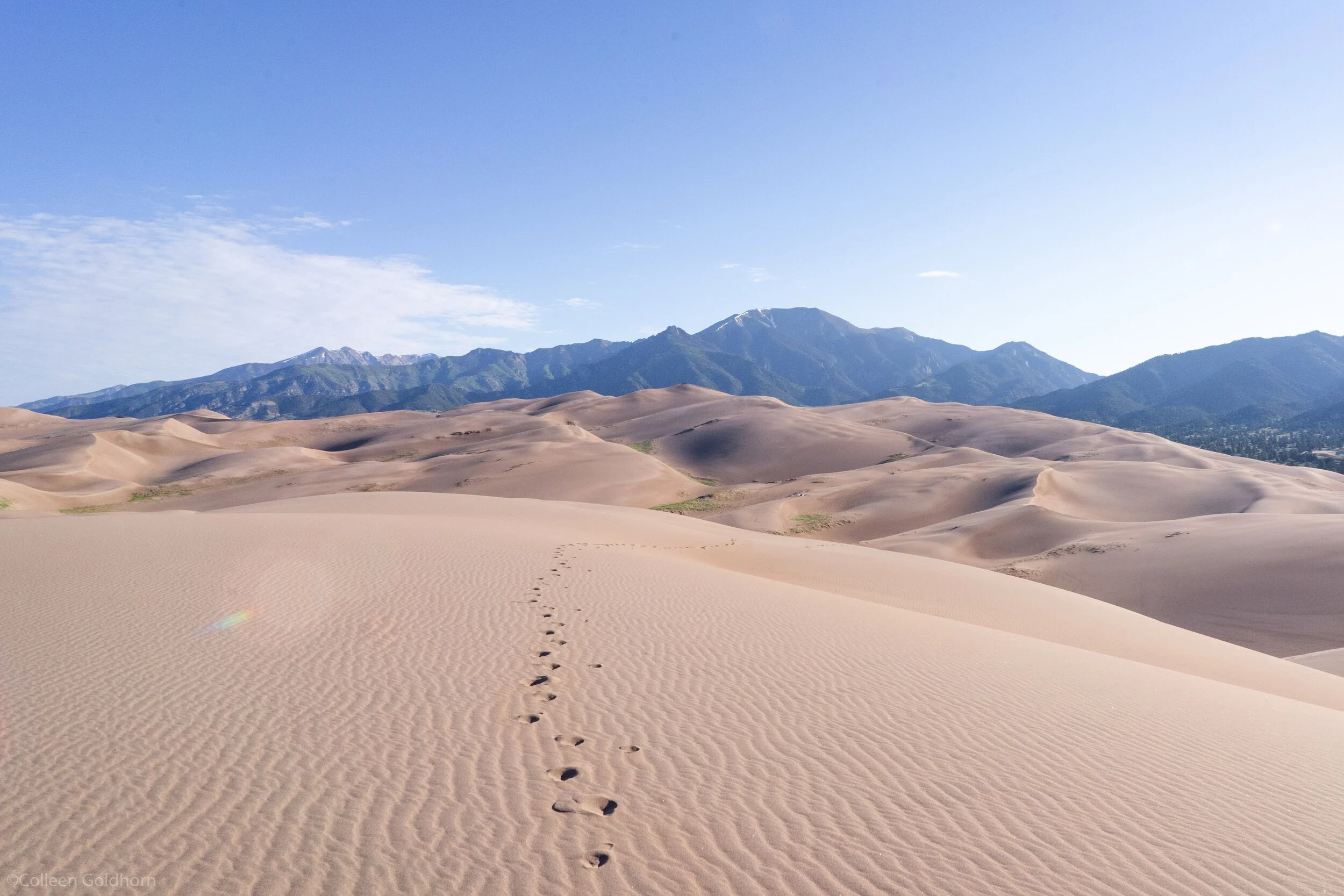 Hike To Star Dune In Great Sand Dunes National Park Colorado