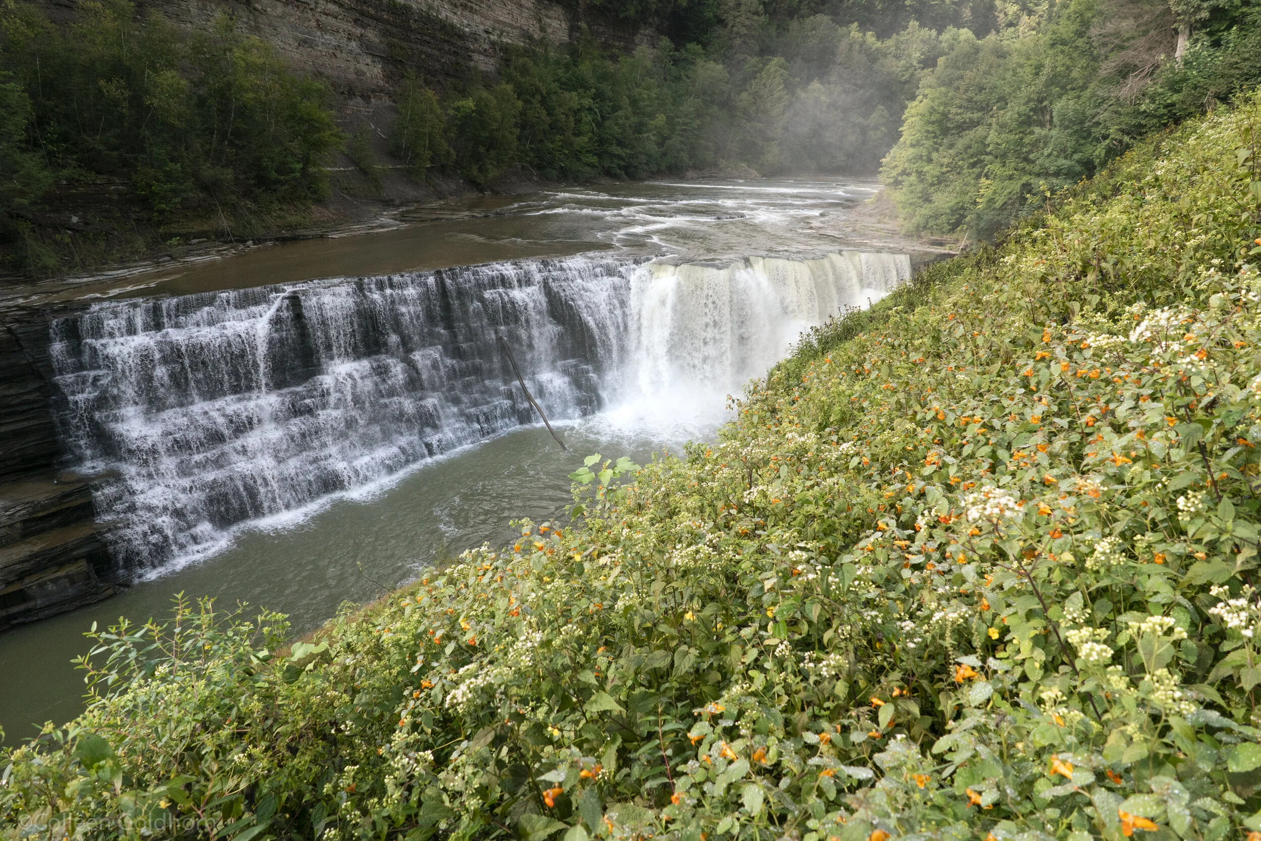 Letchworth State Park Lower Falls &amp; Gorge Trail, New York