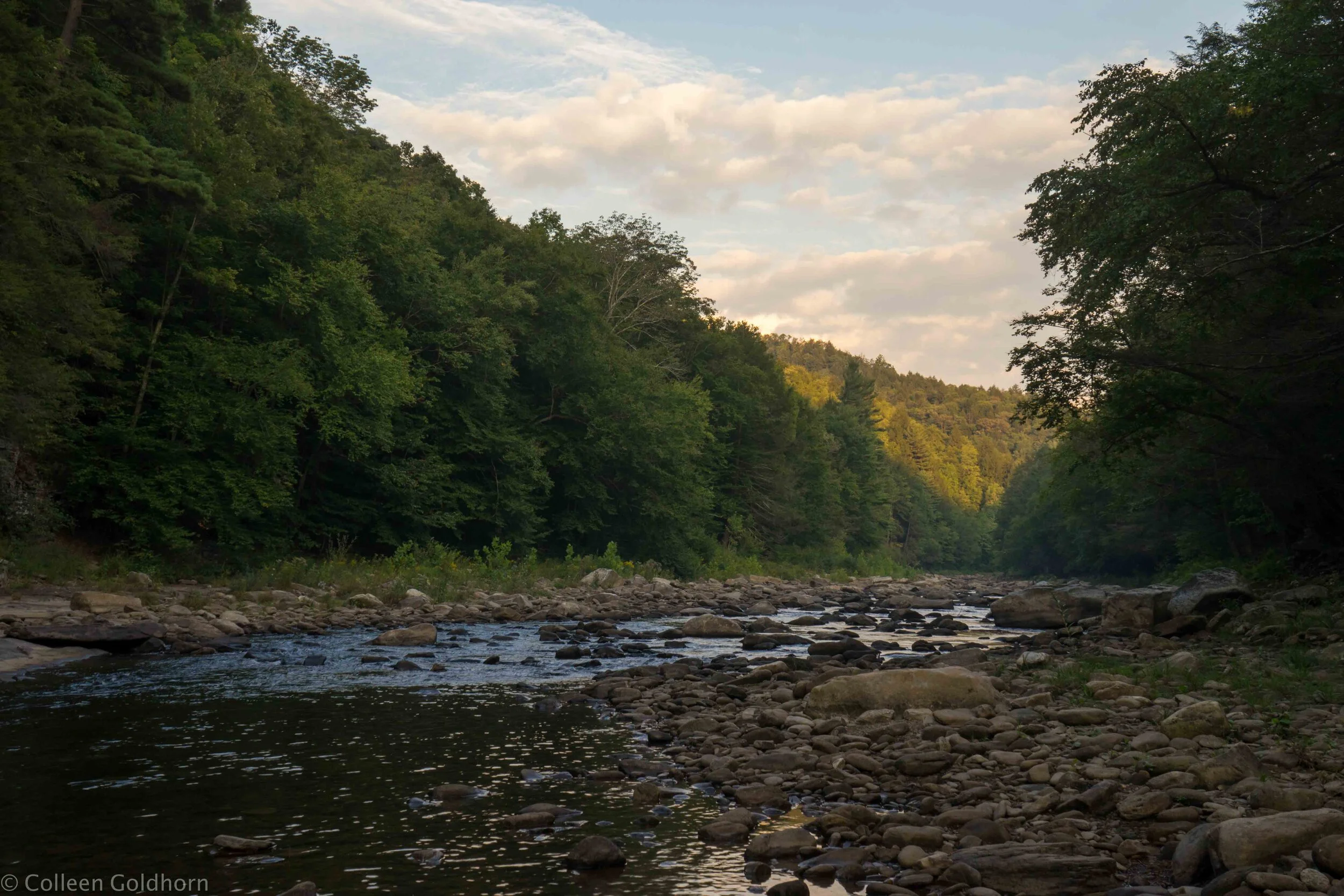 Hike to Dutchman Falls,  Loyalsock State Forest,Pennsylvania