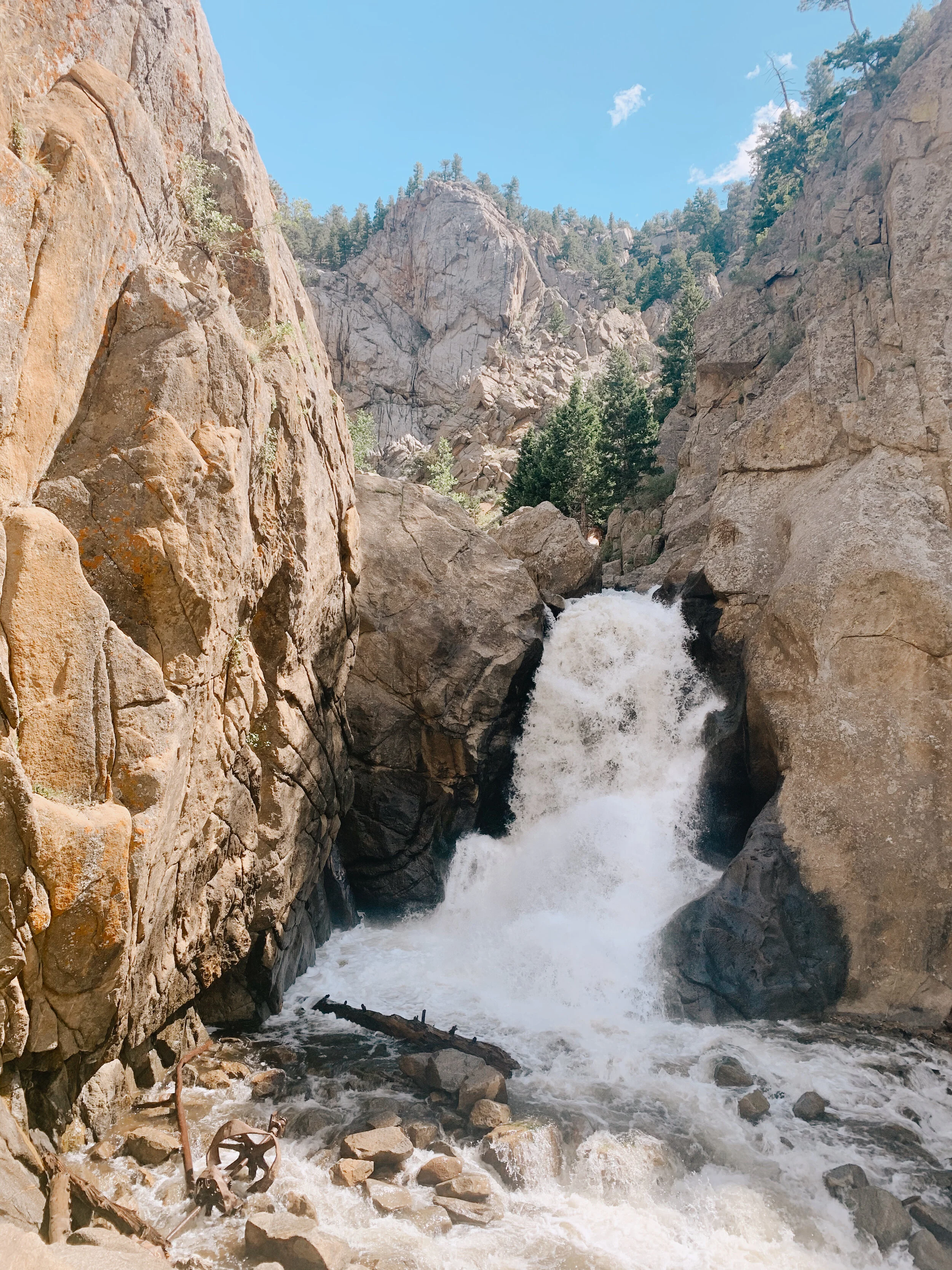 Hike to Boulder Falls in Boulder Canyon, Colorado