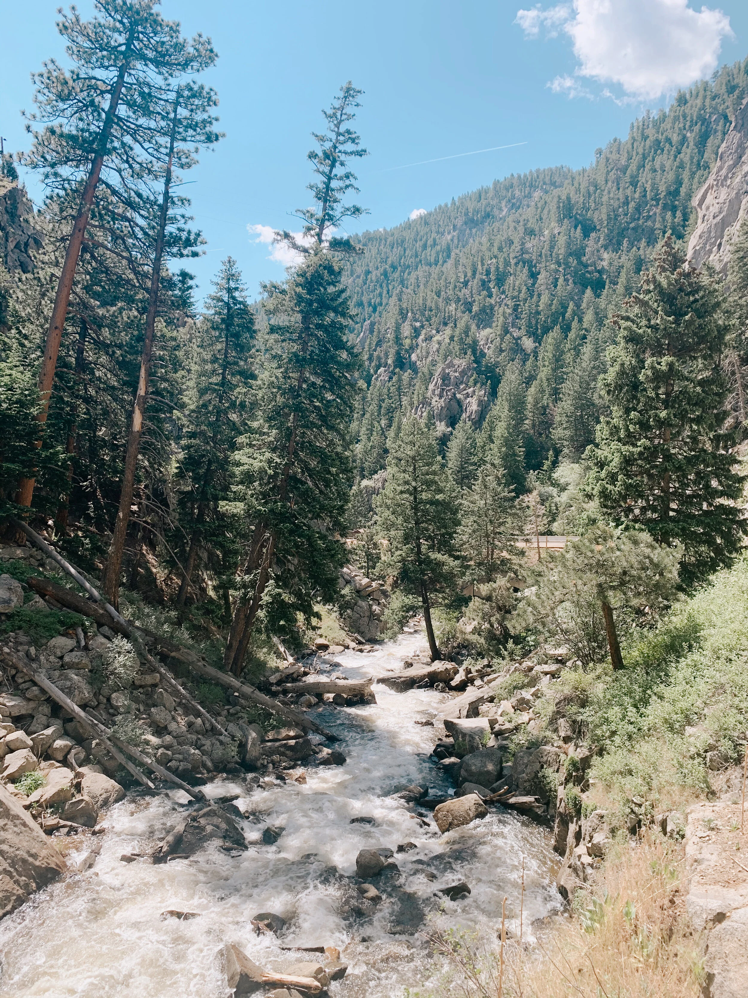 Hike to Boulder Falls in Boulder Canyon, Colorado