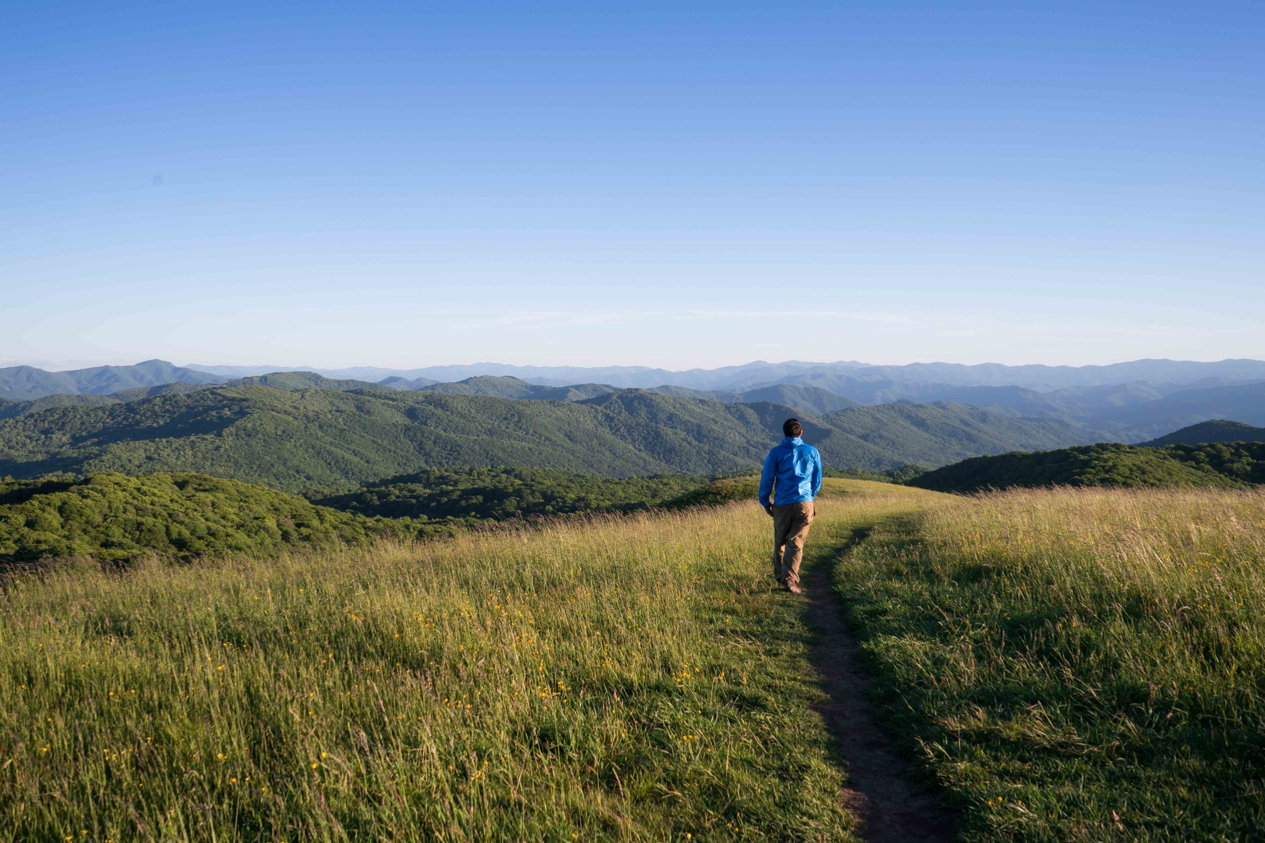 Max Patch Mountain, Appalachian Trail, North Carolina