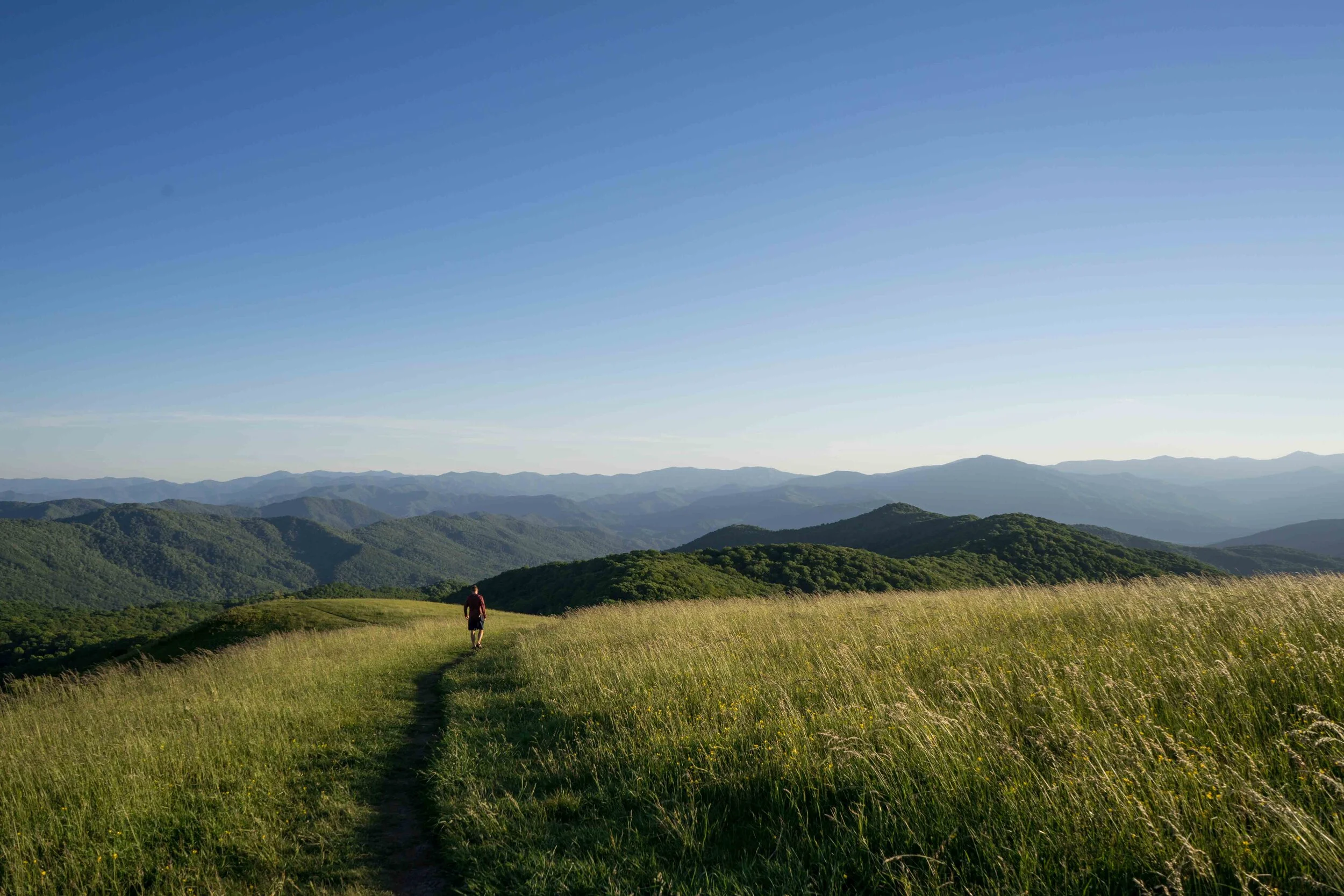 Max Patch Mountain, Appalachian Trail, North Carolina