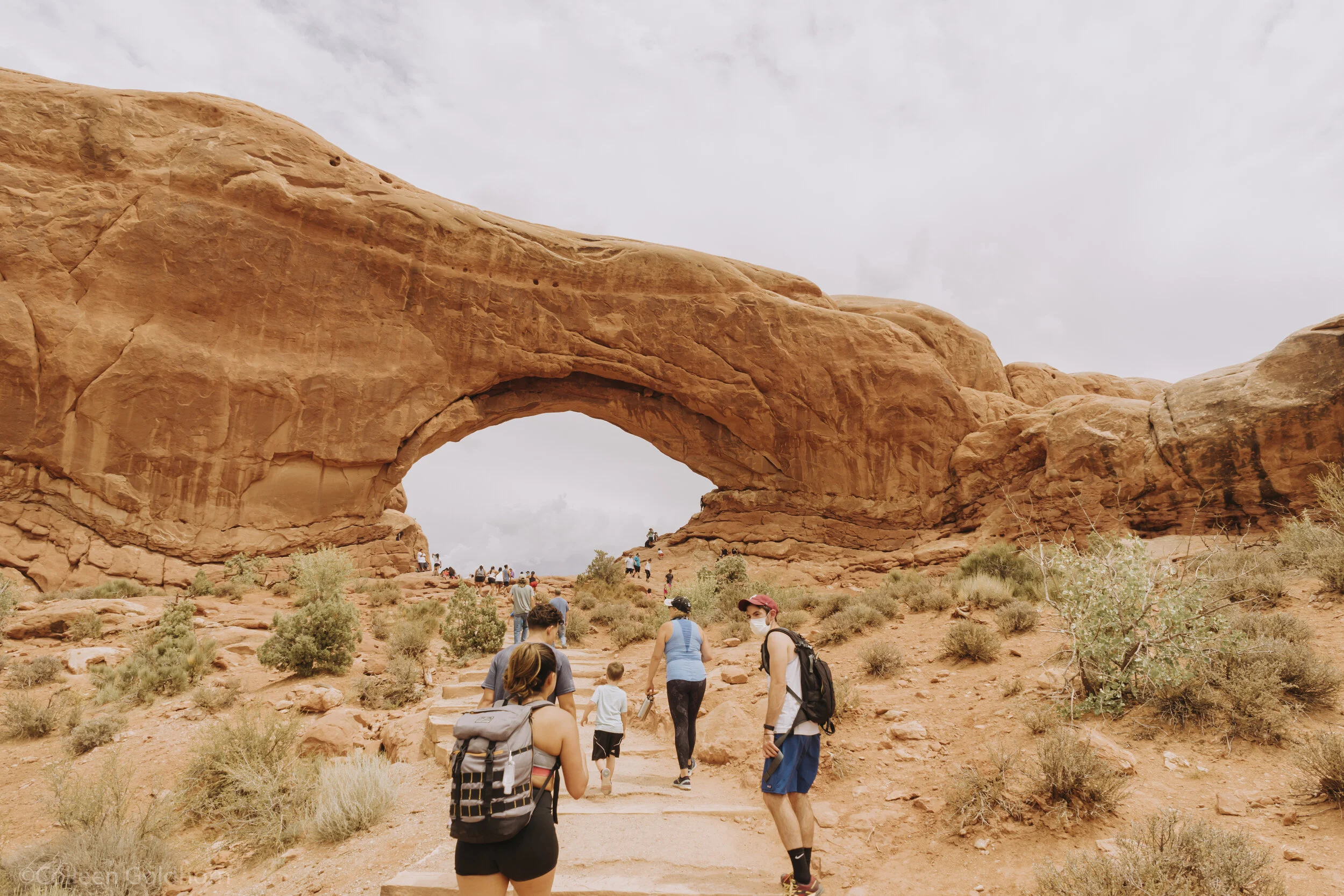 The Windows and Turret Arch, Arches National Park, Utah