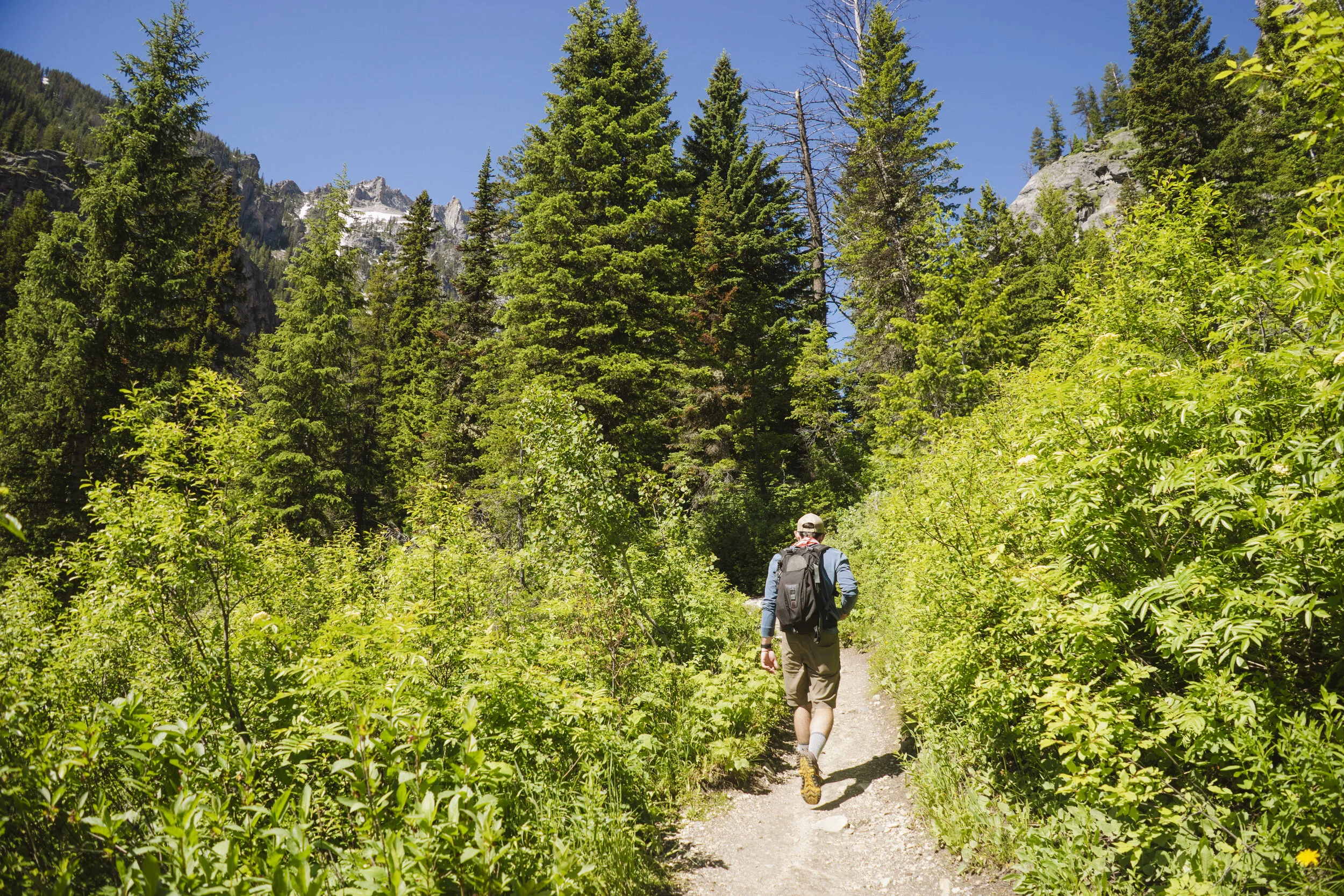 Hidden Falls &amp; Inspiration Point via Jenny Lake Trail,  Grand Teton National Park, Wyoming