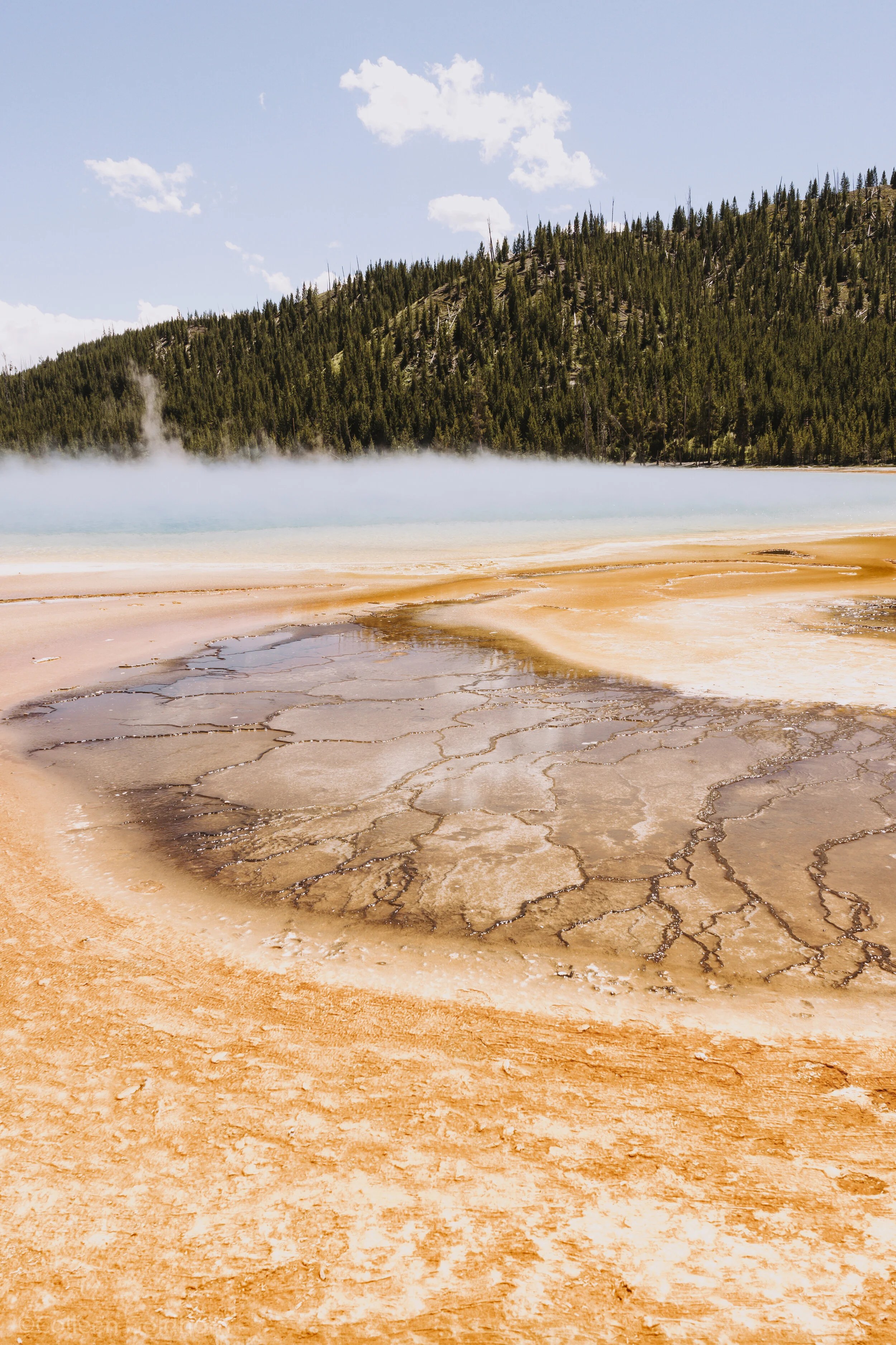 Grand Prismatic Springs, Yellowstone National Park, Wyoming