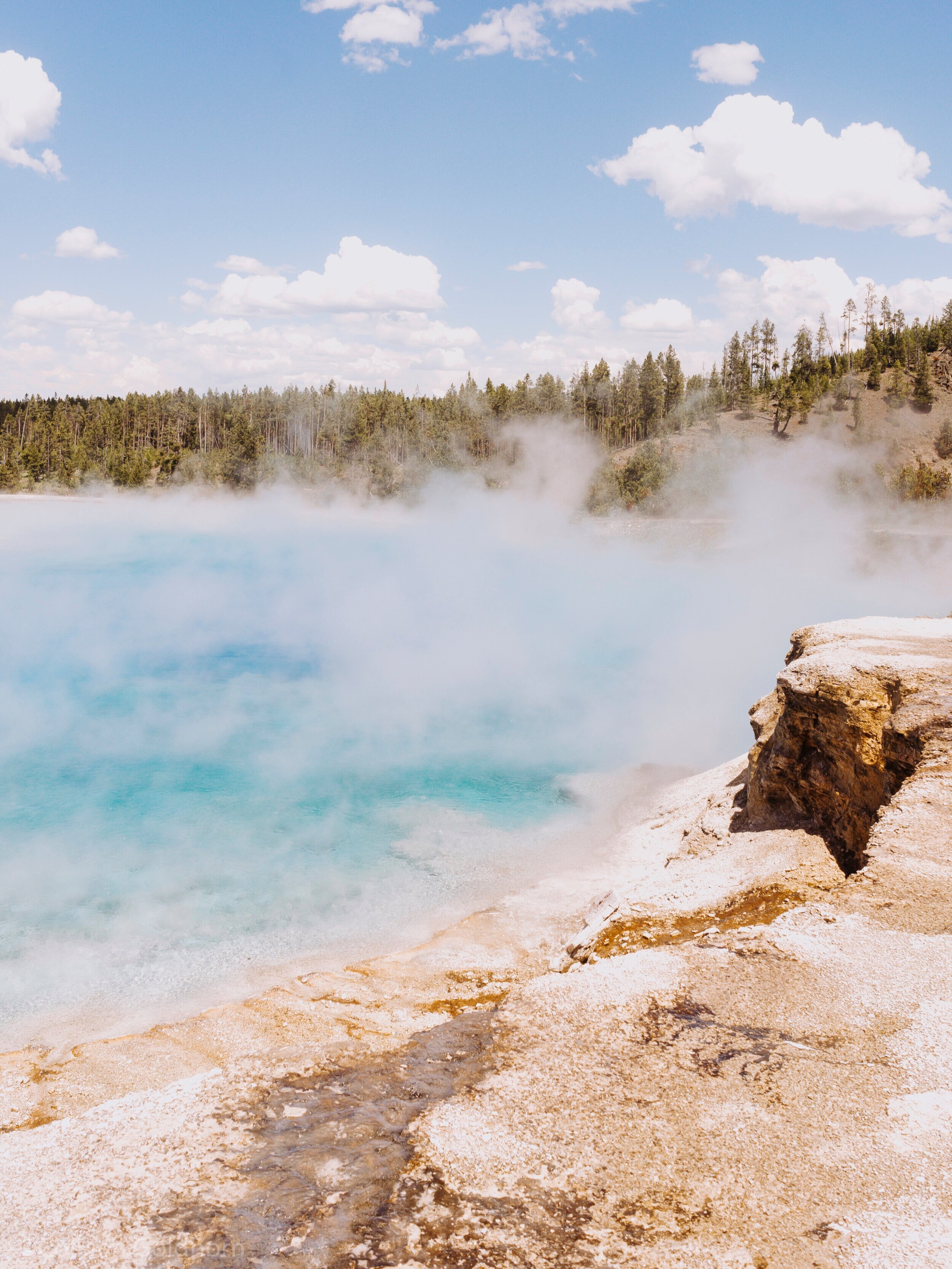Grand Prismatic Springs, Wyoming