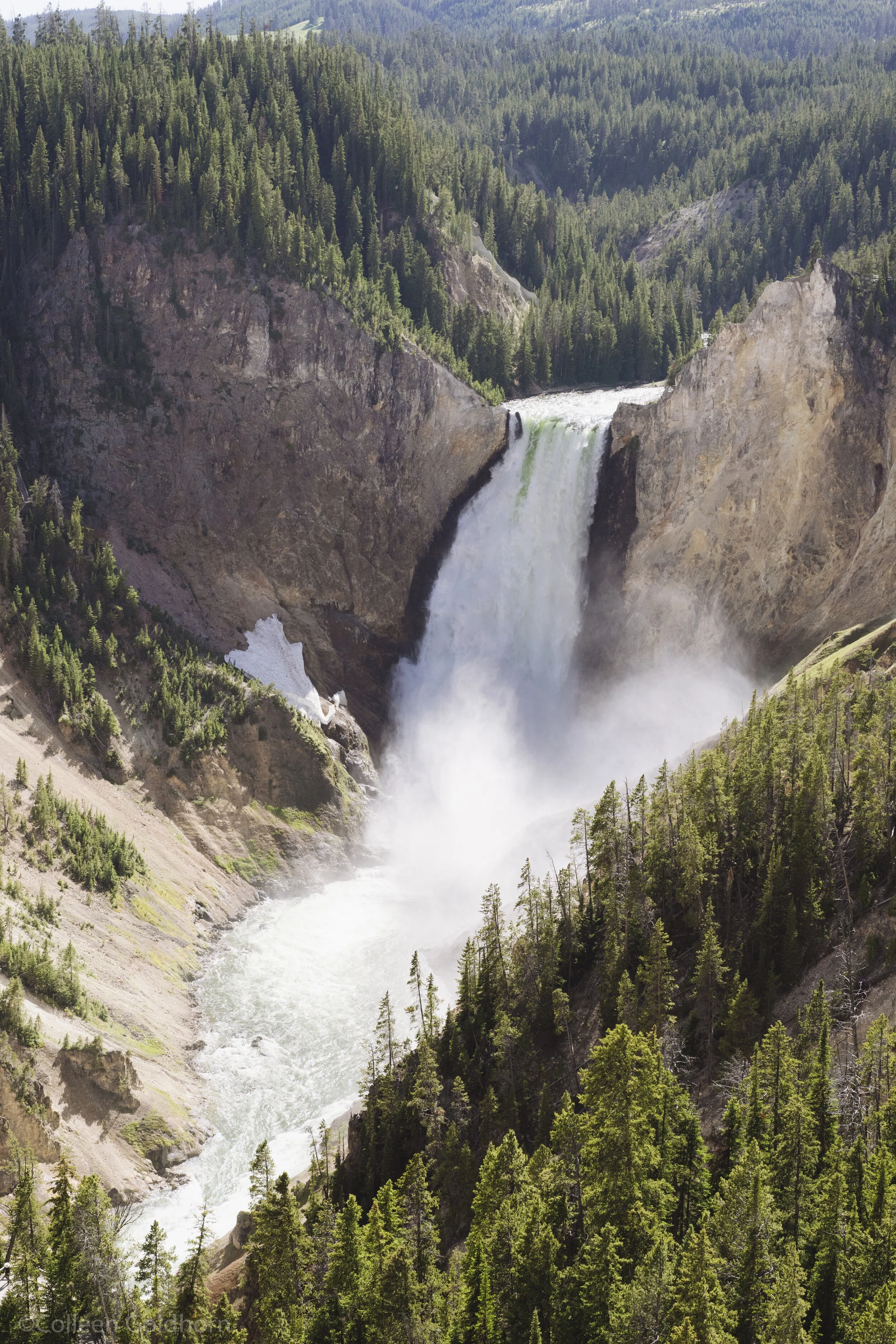 Canyon Rim North Trail to Inspiration Point, Yellowstone, Wyoming