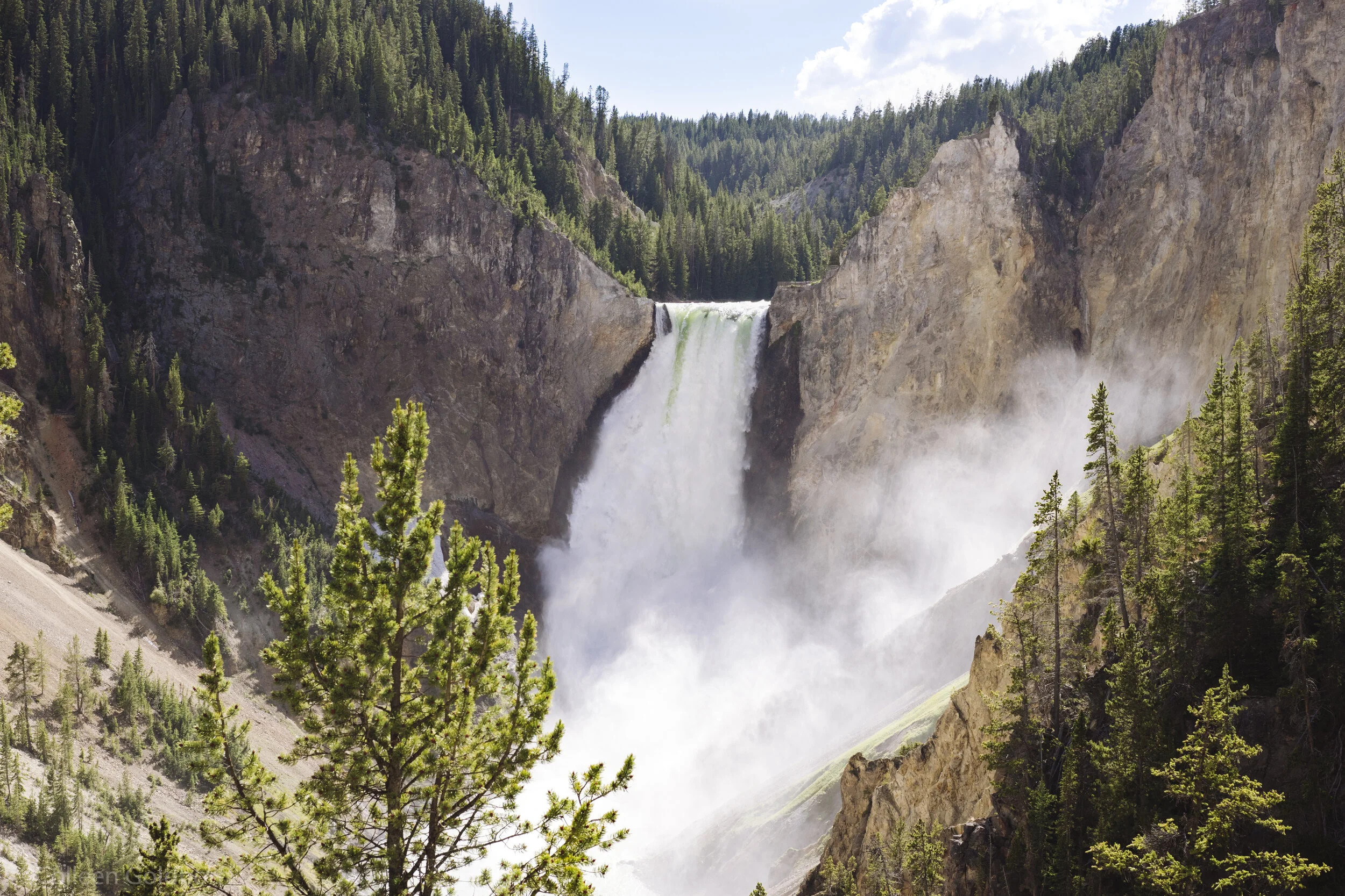 Canyon Rim North Trail to Inspiration Point, Yellowstone, Wyoming
