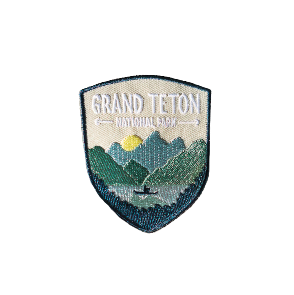 Grand Teton National Park – Iron On Patch — The Hiking Website