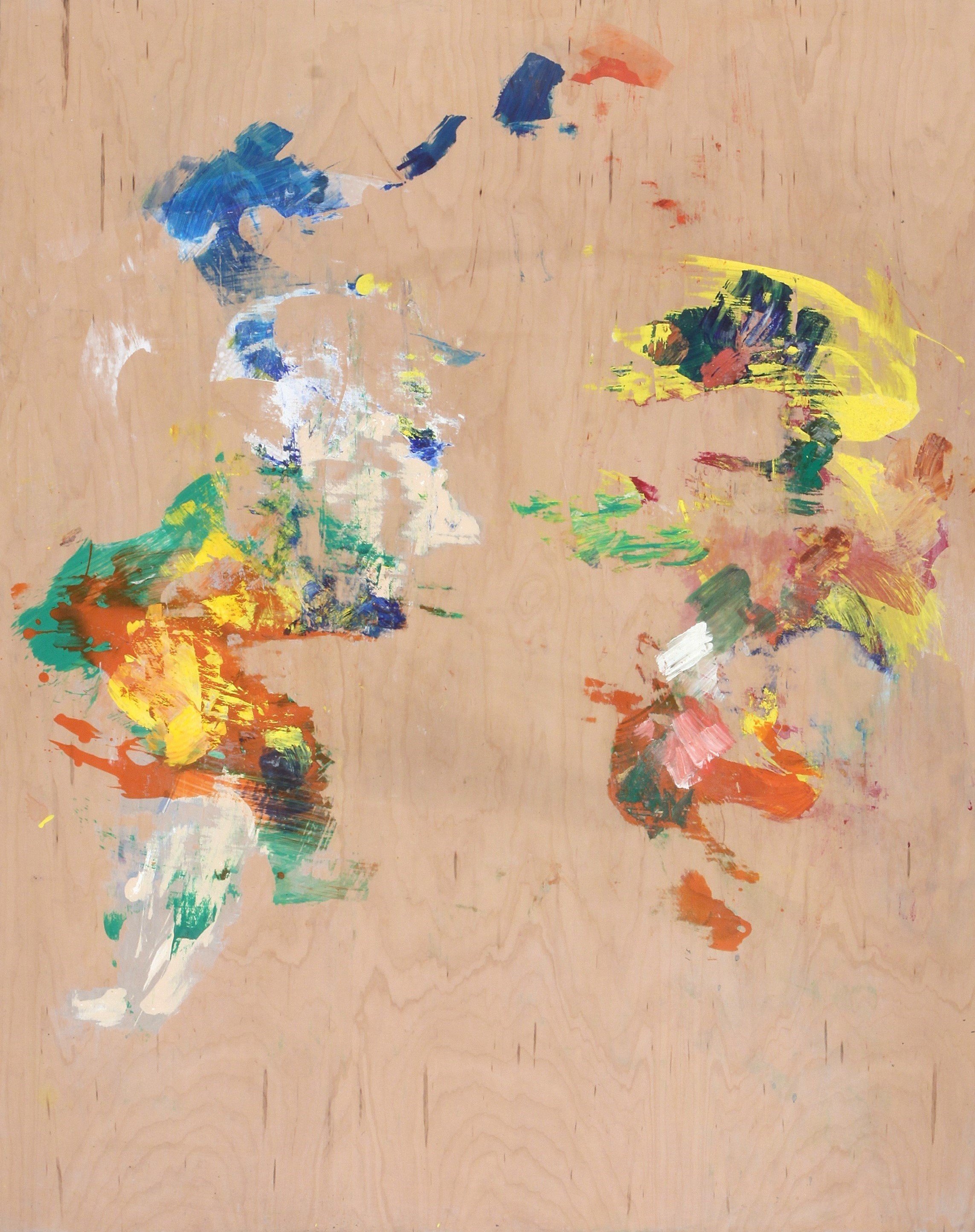 Psalter, Reviso, 2011, acrylic on board, 48x38 in.