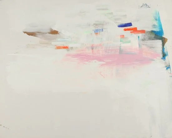 Landscape in China, 2010, acrylic on linen, 70x90 in. 