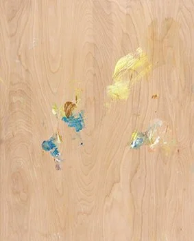 Duccio Fragment 2, 2011, acrylic on birch panel, 30x24 in. 