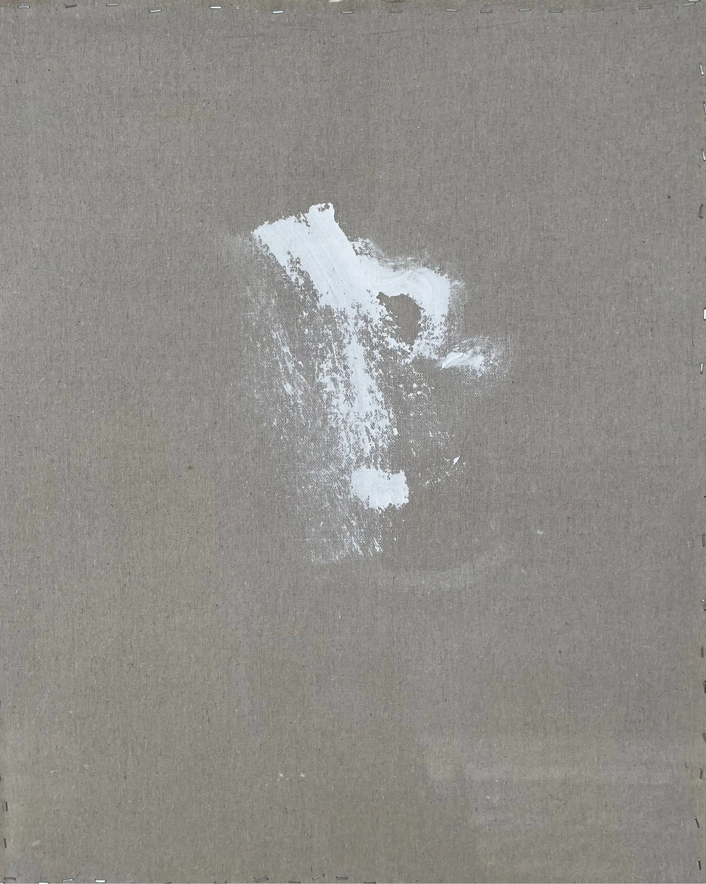 Handle, 2026, acrylic on canvas, 30 x 28 in. 
