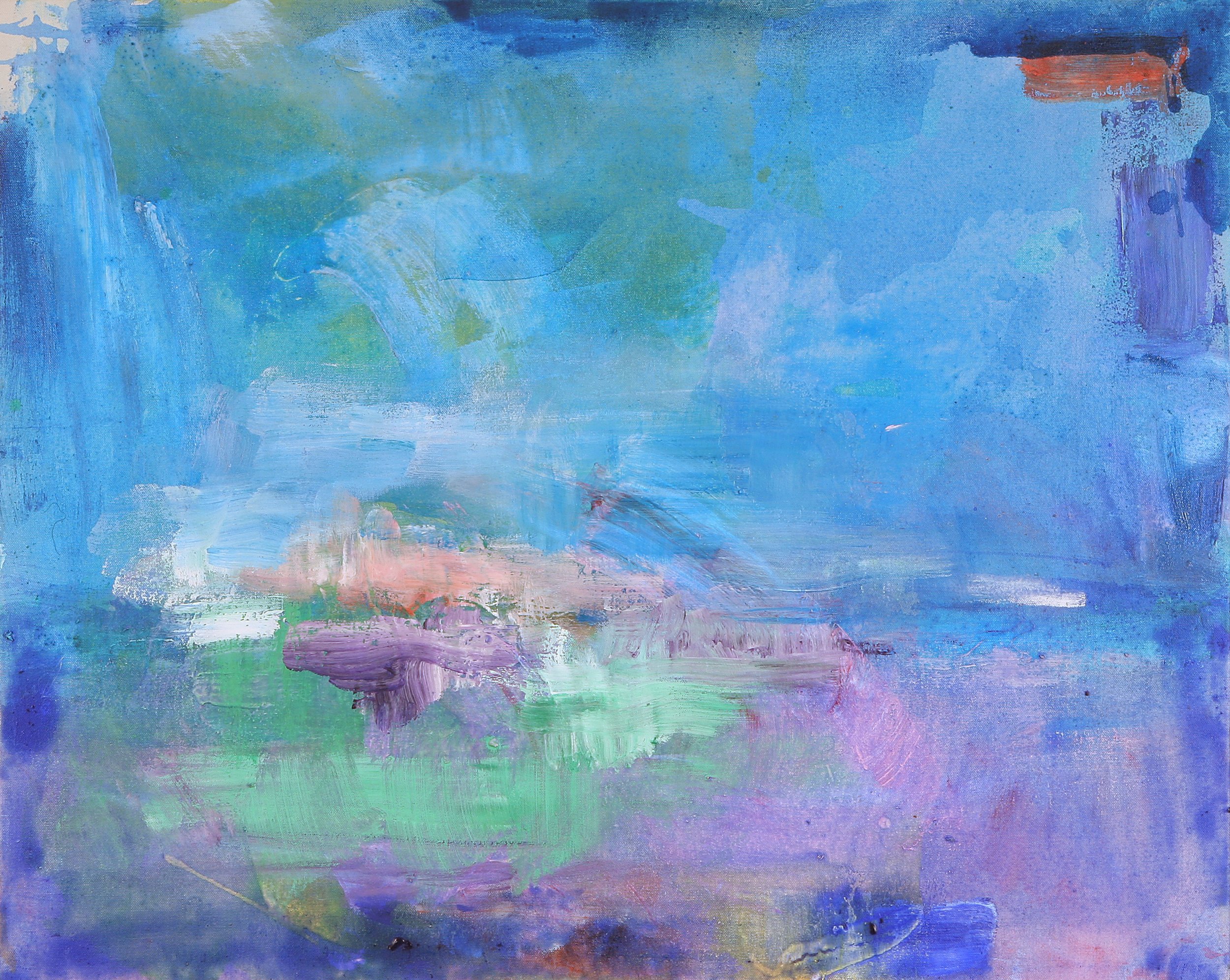 Sky, Window, 2010, acrylic on linen, 32 x 40 in. 