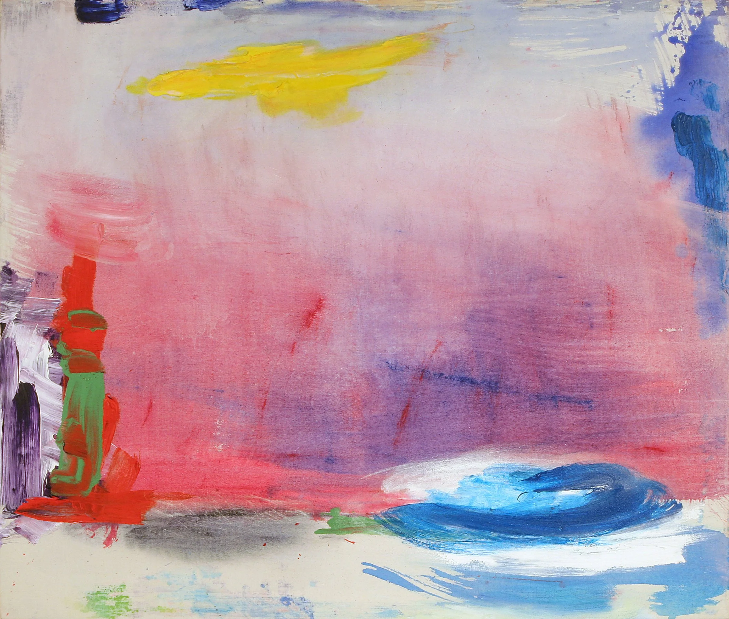 Flame, Churn, 2009, acrylic on linen, 44 x 52 in. 
