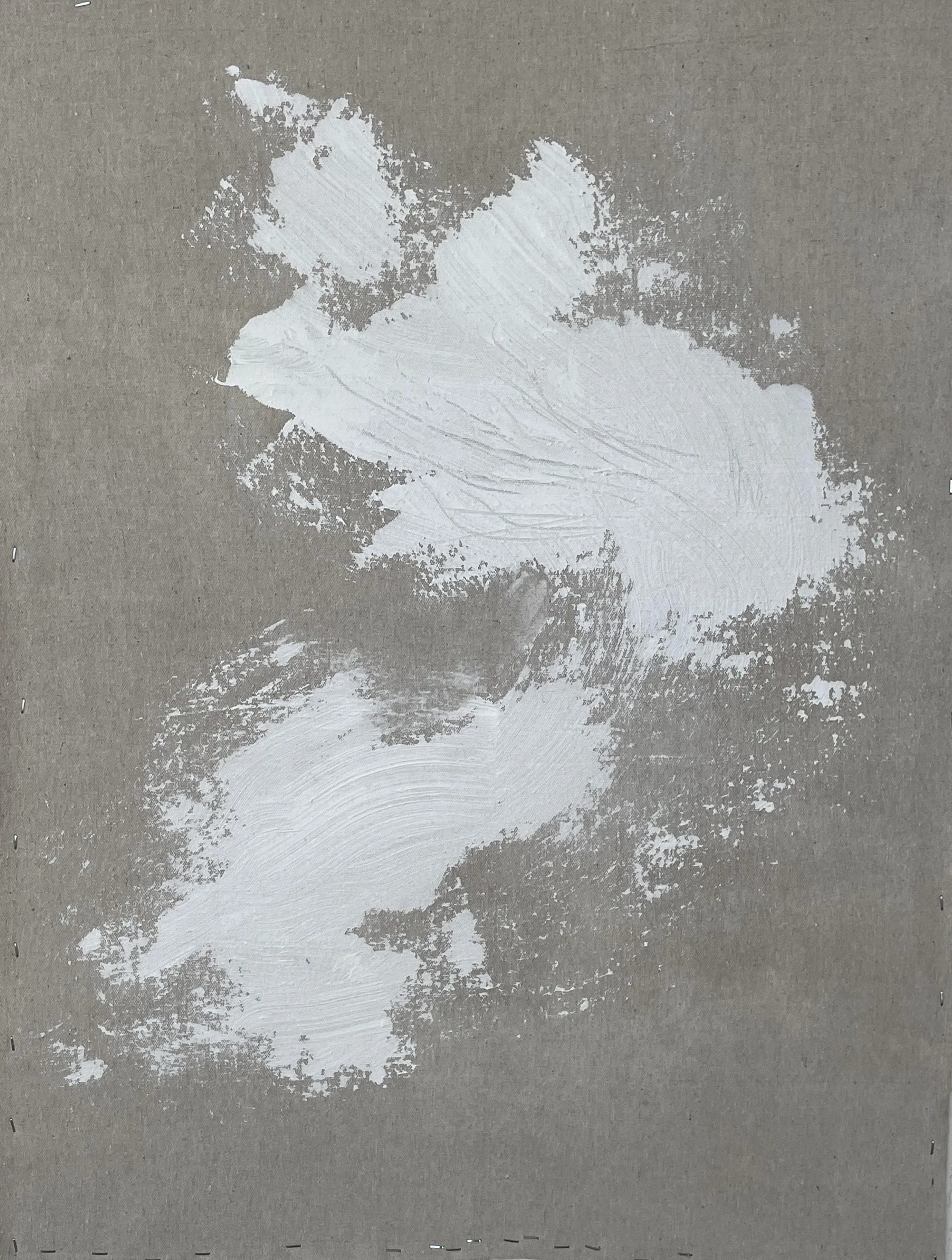 Only the Shadow is Real, 2026, acrylic on canvas, 34.5 x 26 in.  