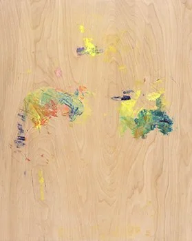 Duccio Fragment 9, 2011, acrylic on birch panel, 30x24 in.
 