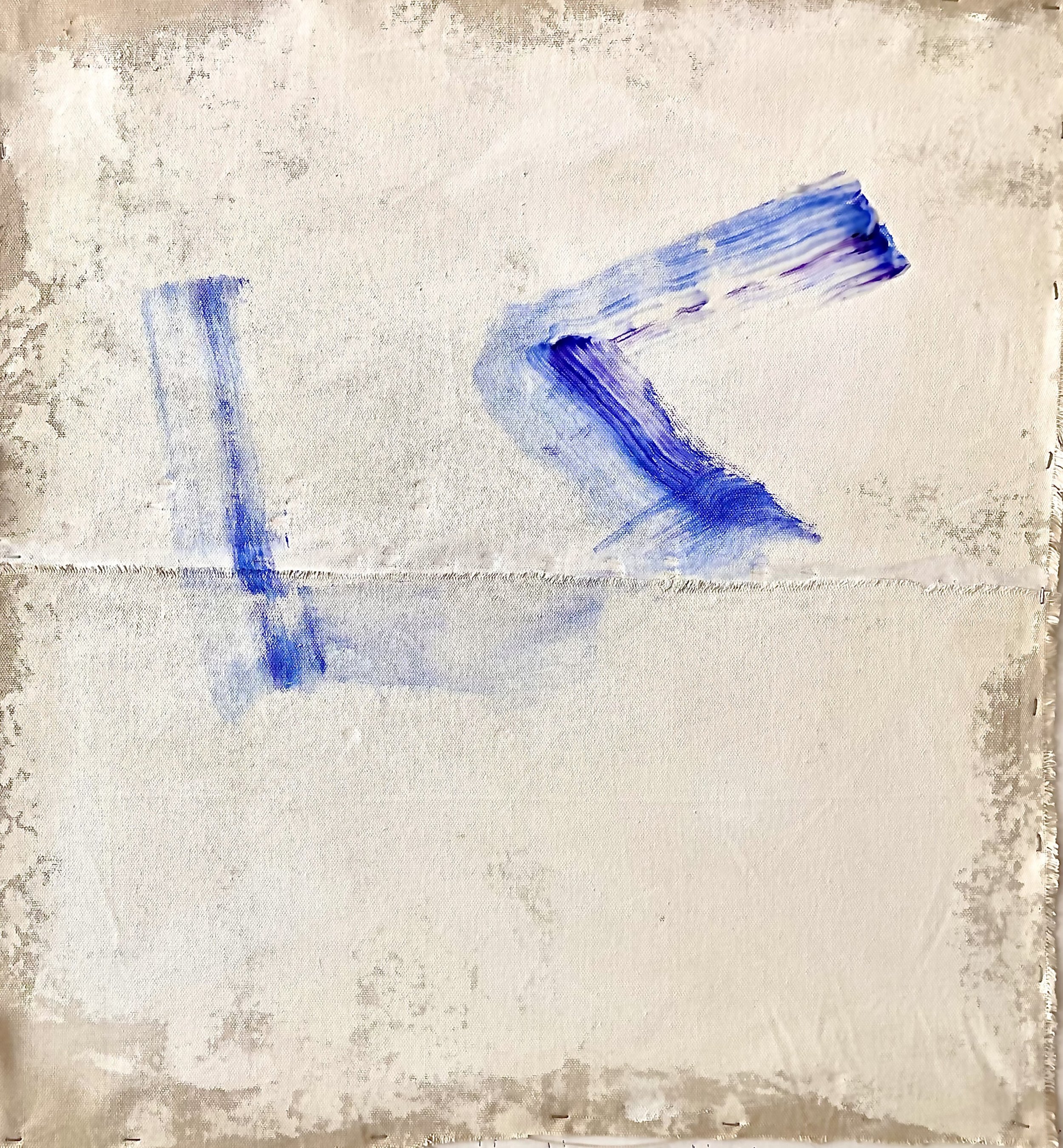Land Bridge, 2025, acrylic on canvas, 31 x 28 in. 
