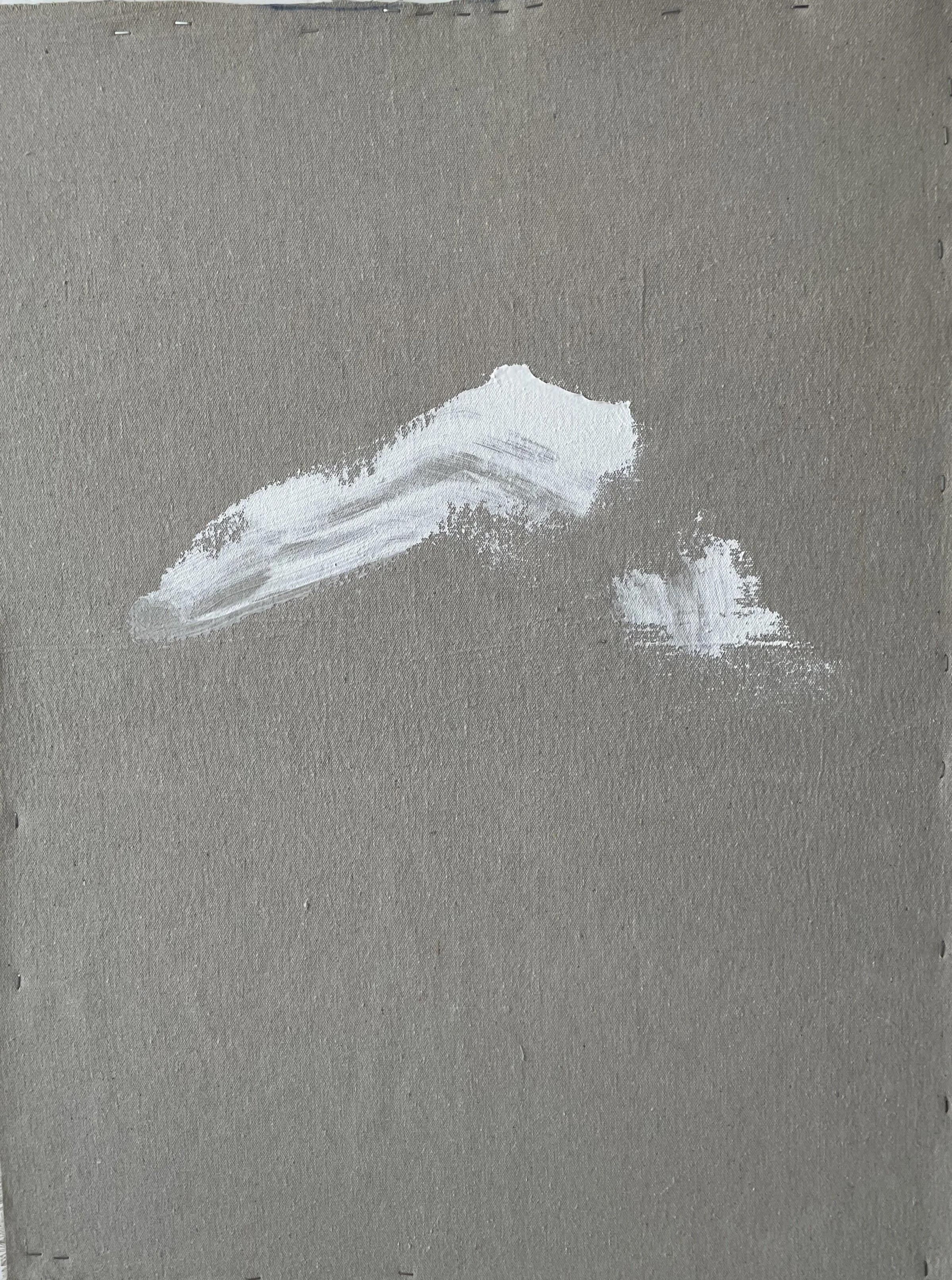 Birth, 2026, acrylic on canvas, 25.5 x 34.5 in. 
