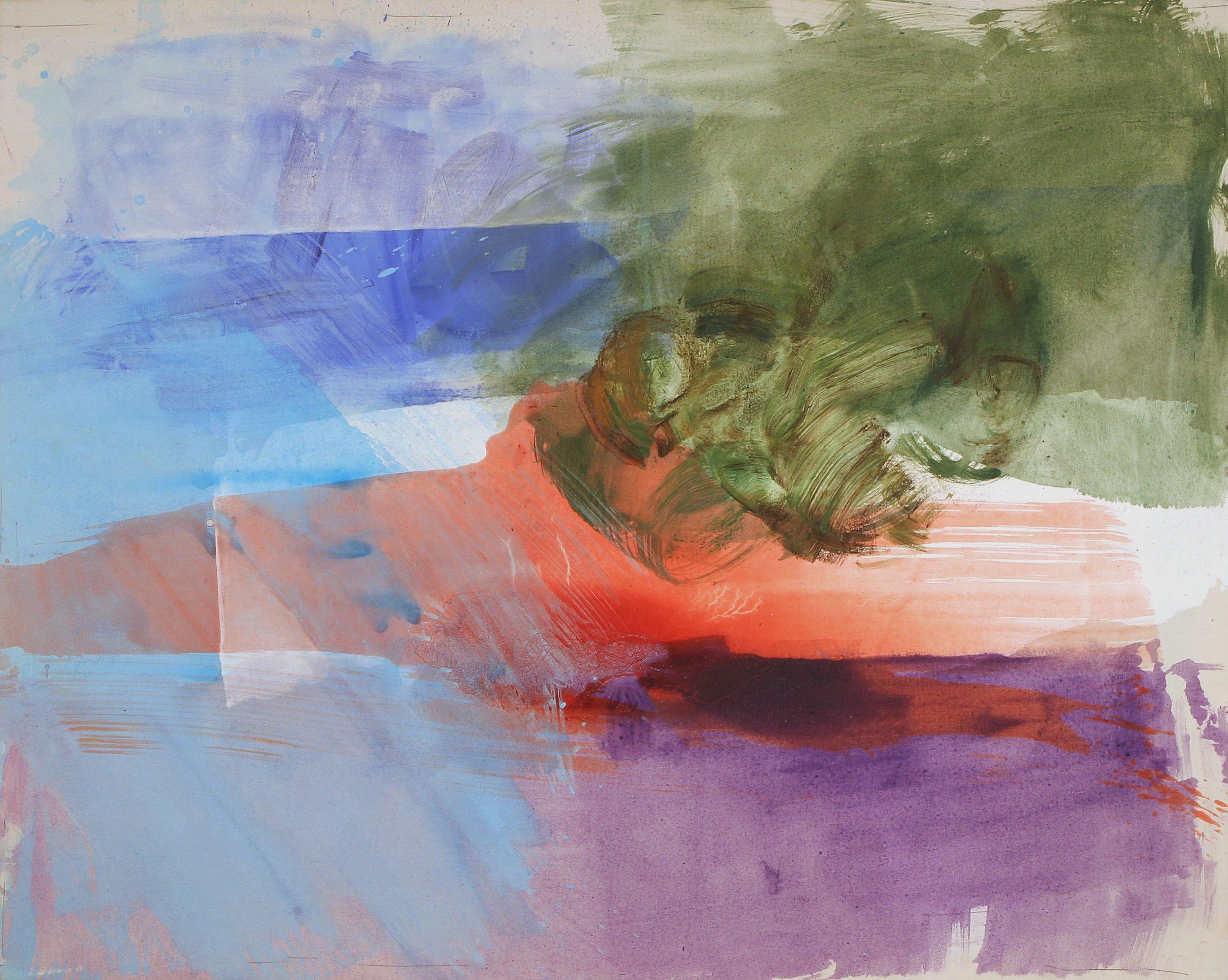 Bay, 2009, acrylic on linen, 67x85 in.