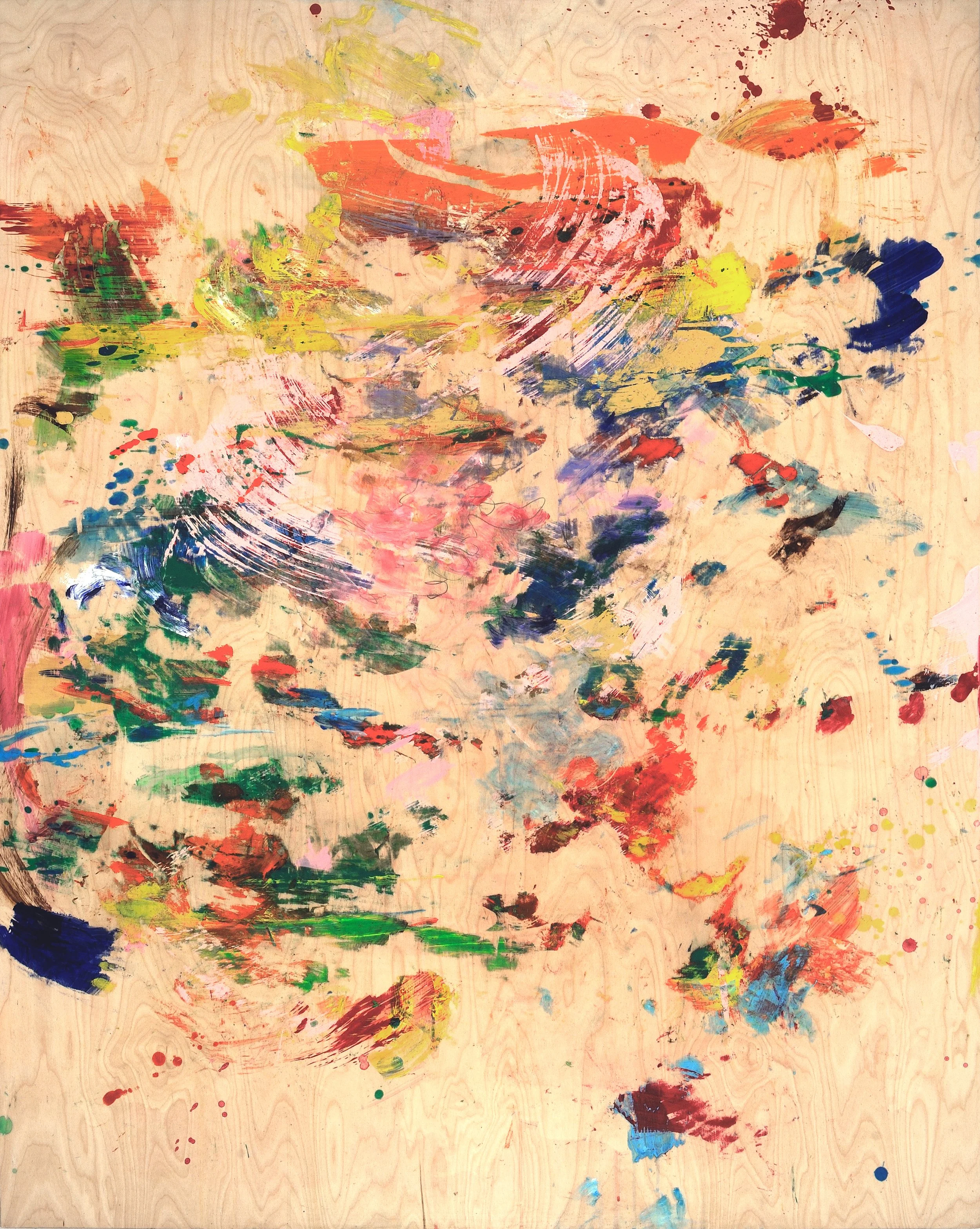 Known and Unknown, 2014, acrylic on board, 48x38 in. coll. Carolyn and Laszlo Bardos