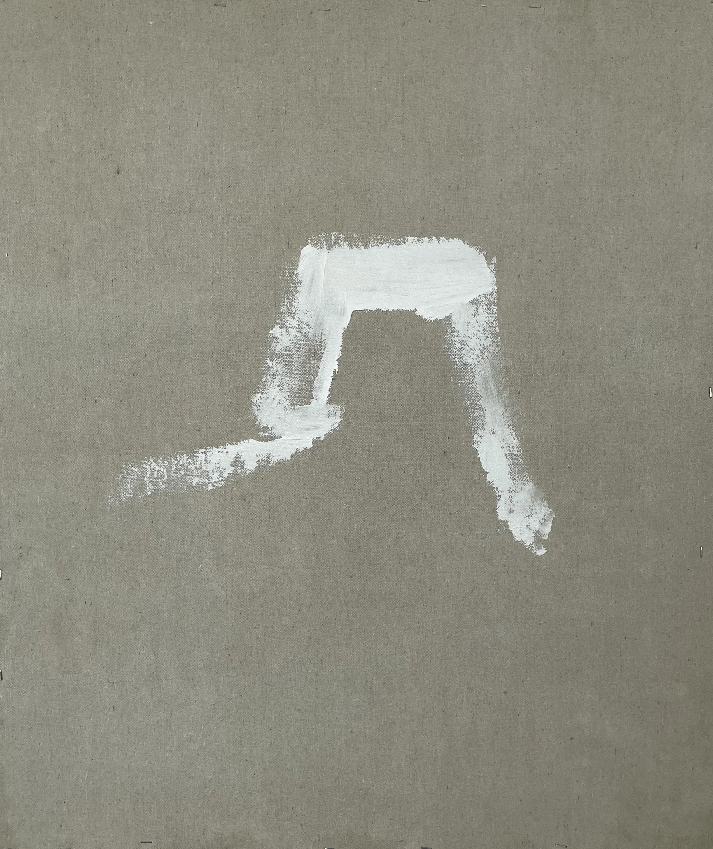 Yoke, 2026, acrylic on canvas, 32 x 28 in. 