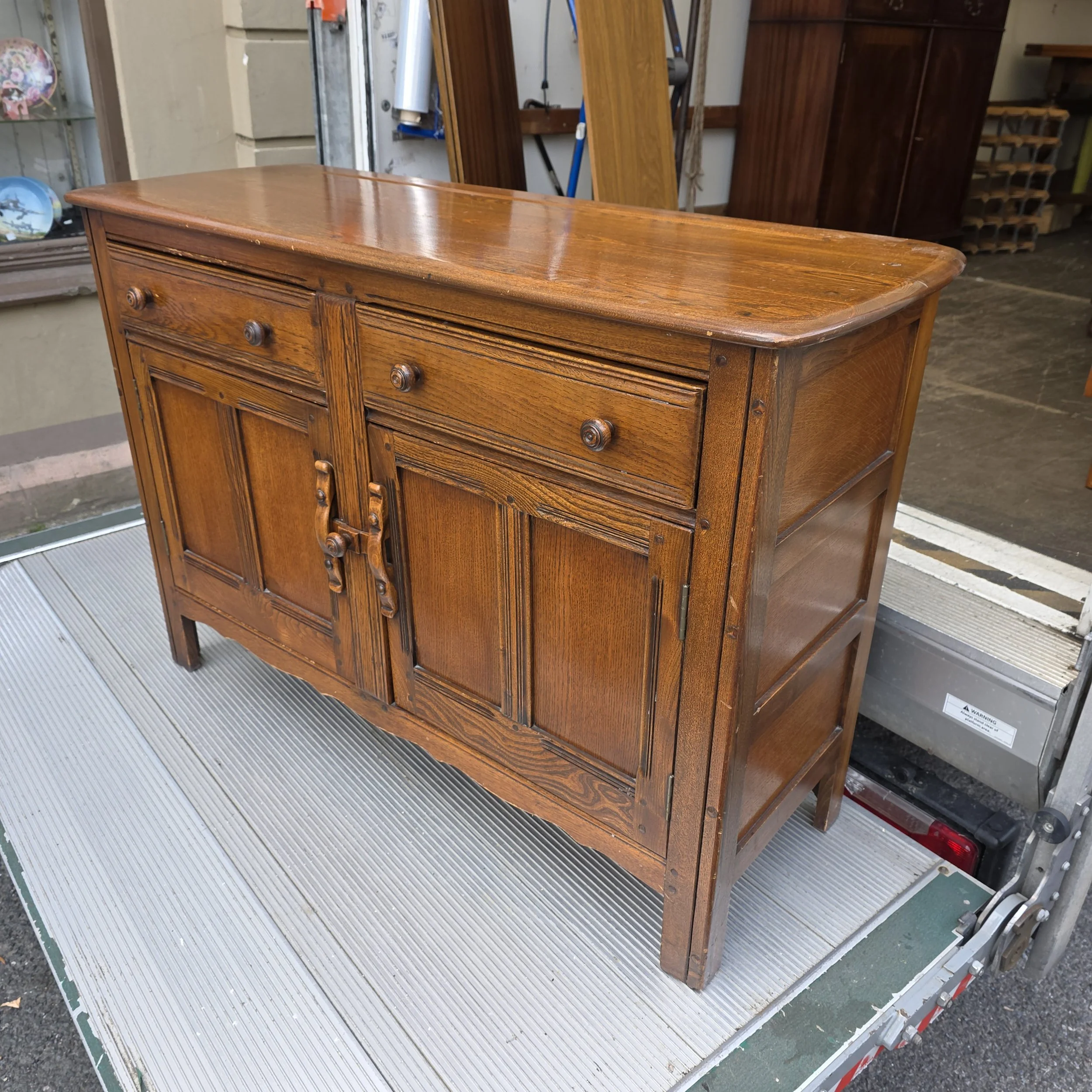 £85 - ercol sideboard - 124cm wide 46cm deep 84cm high