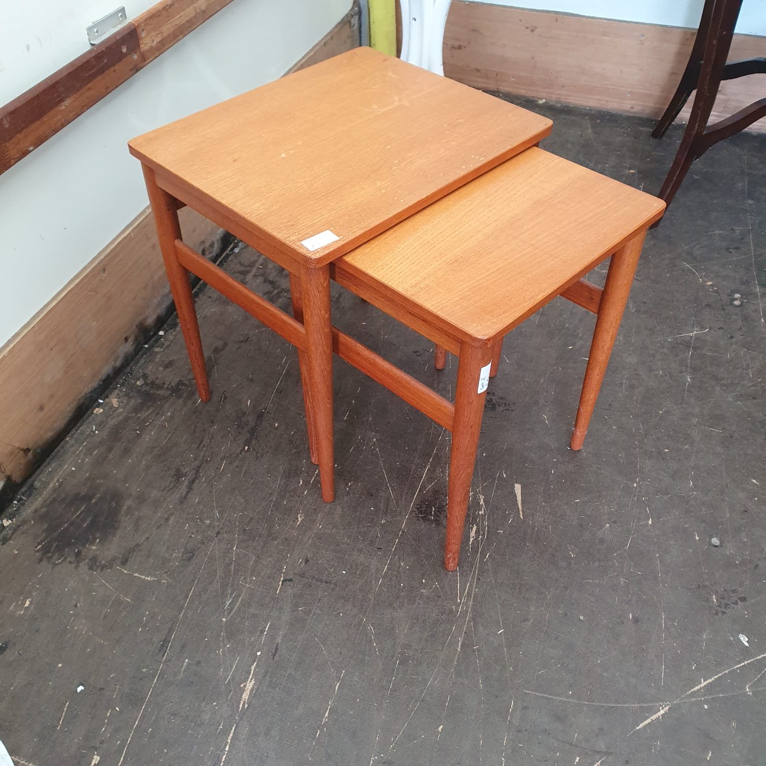 £40 -  nest of 2 tables 44cm wide 37cm deep 47cm high