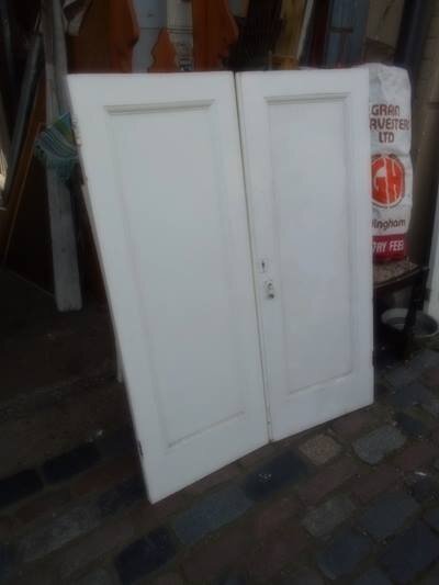 £65 pair long cupboard doors