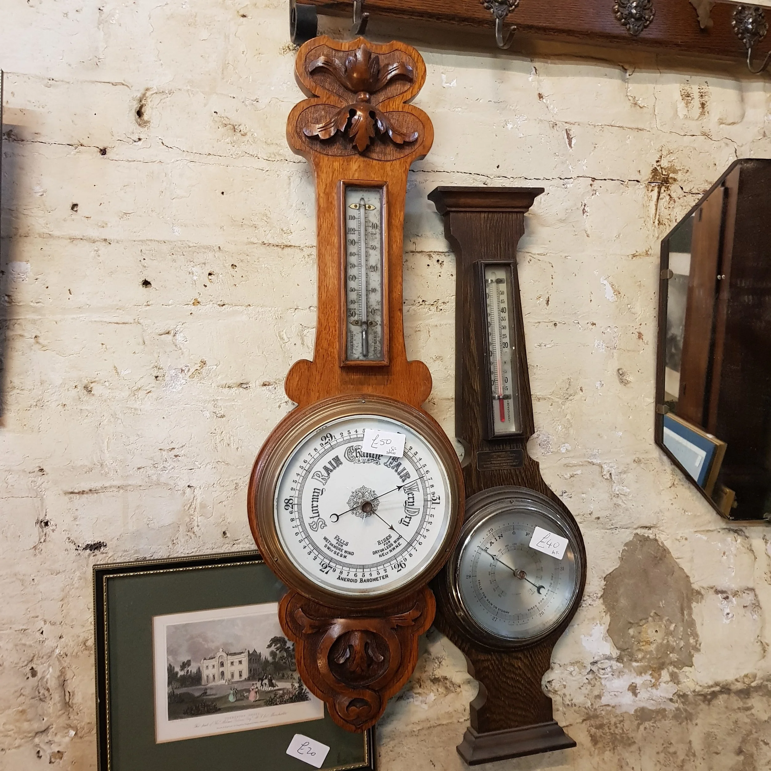 £45 barometer mechanism faulty 77 cm long = no 7 — RG Scott