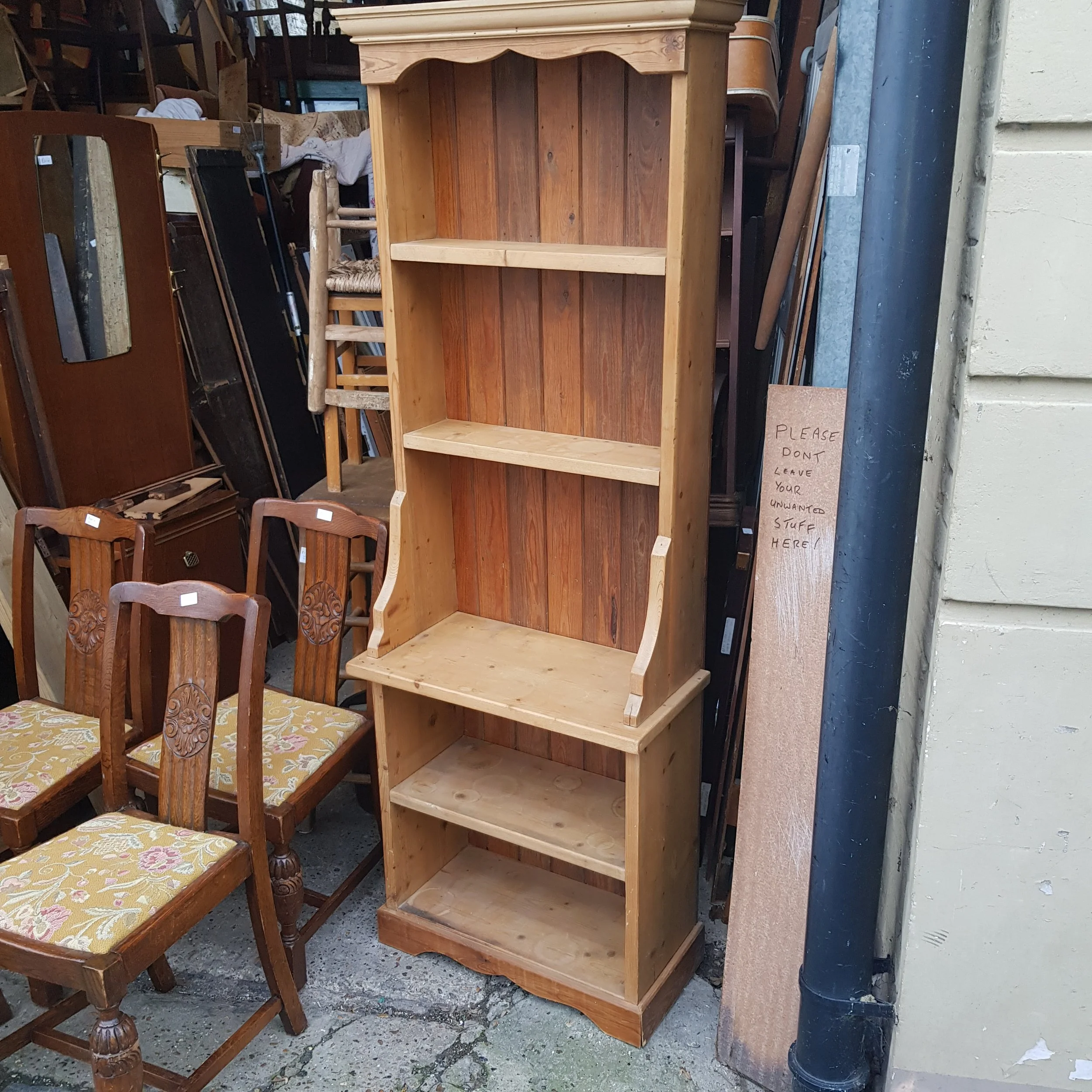 £25 each pine CD shelving — RG Scott Furniture Mart