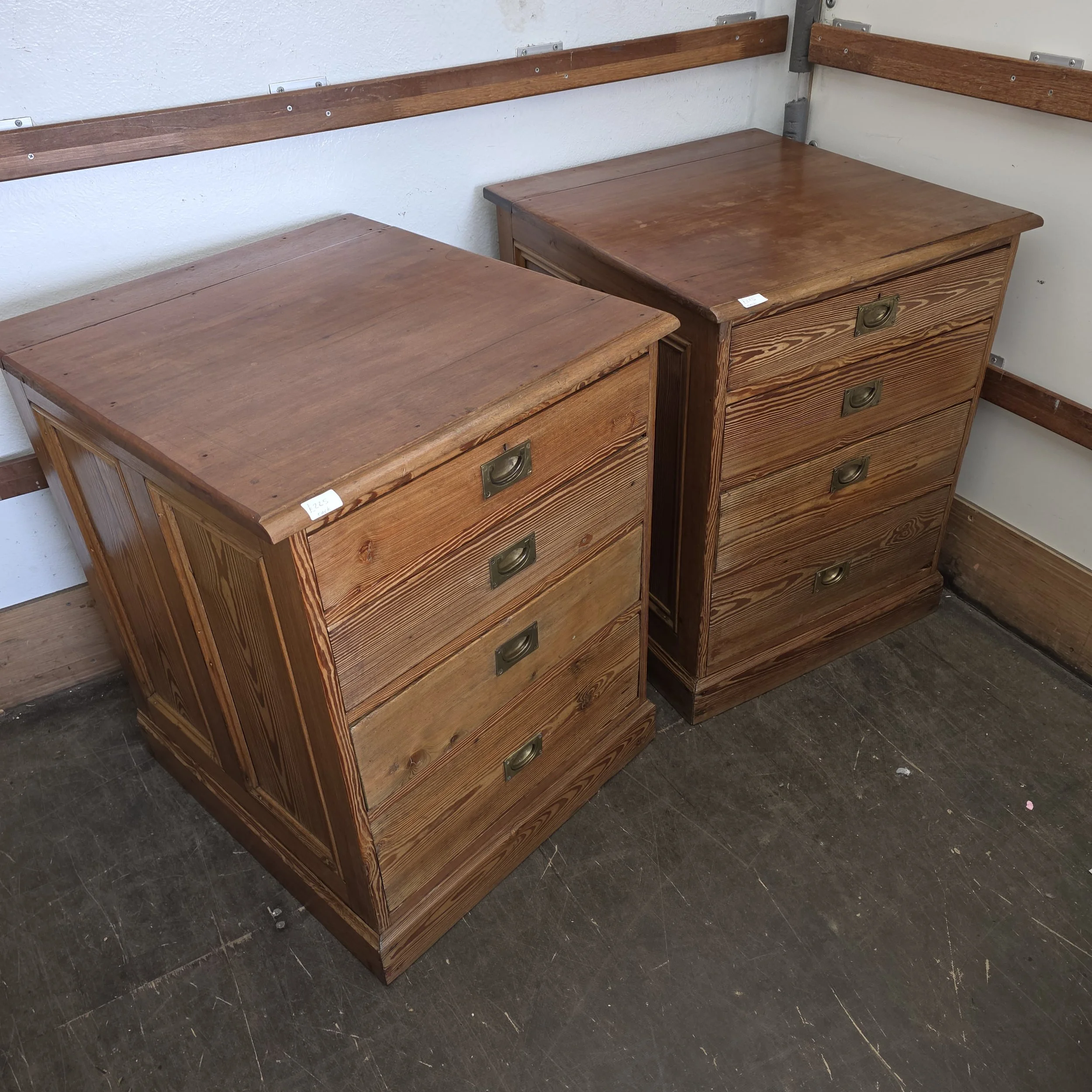 £225 each - pine chest of drawers  - 67cm wide 72cm deep 83cm high