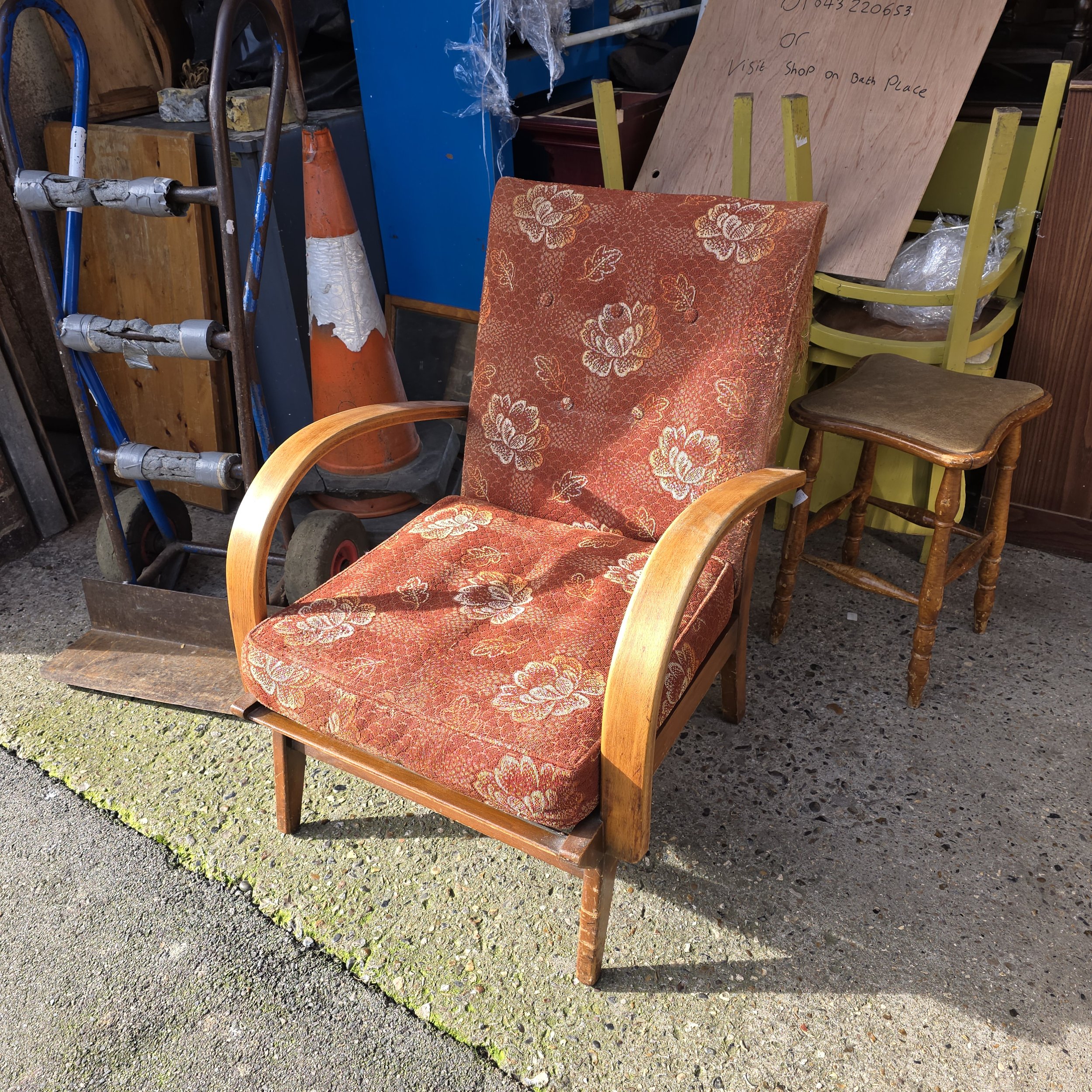 £20 fireside chair   - needs loving