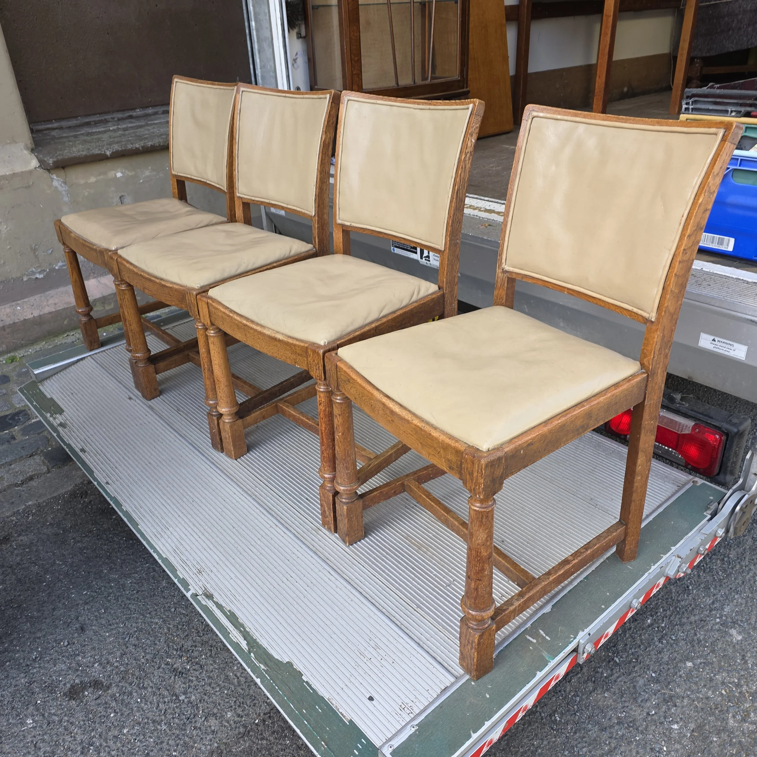 £75  - set of 4 waring and gillow dinning chairs