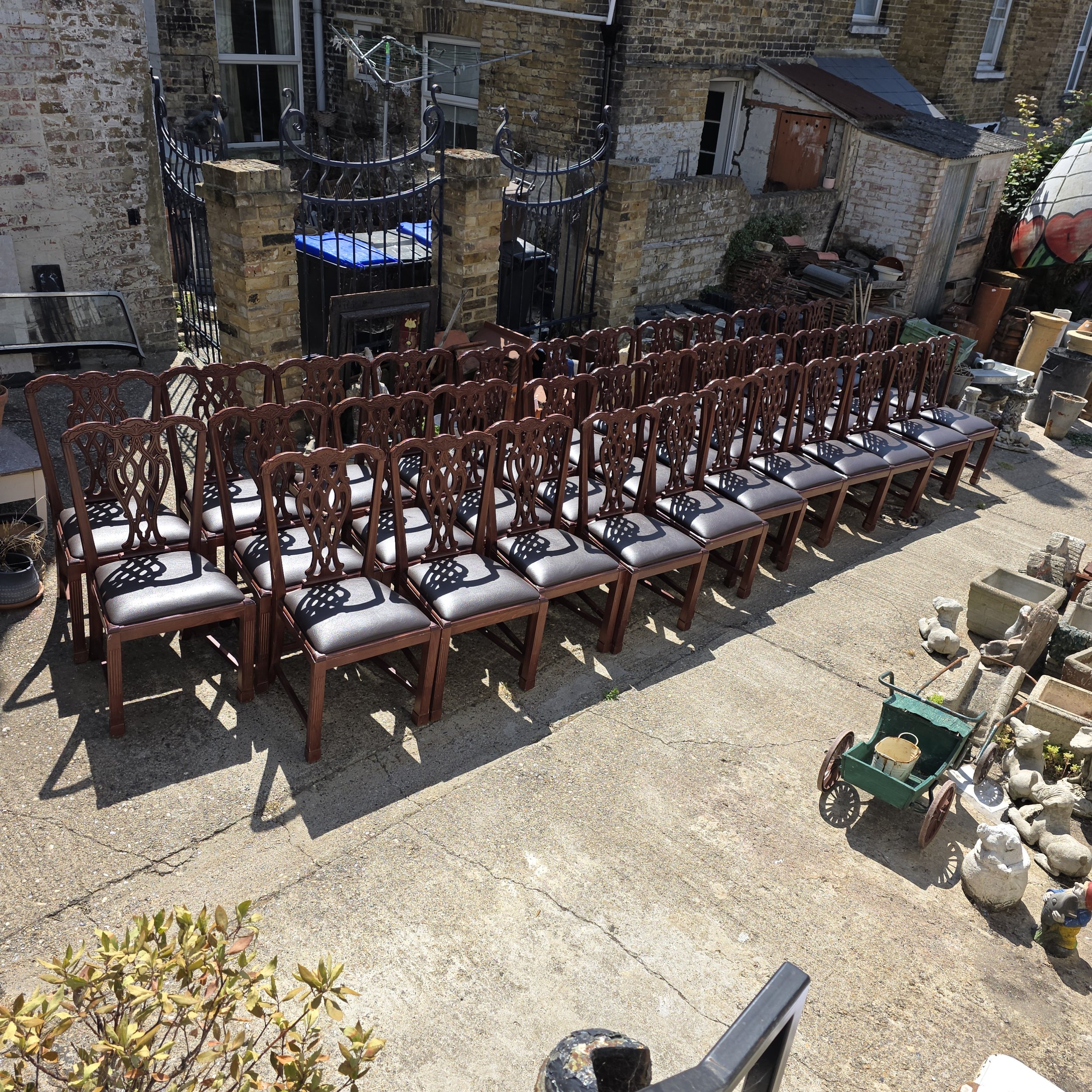 £25 each  - 35 matching  dinnning chairs