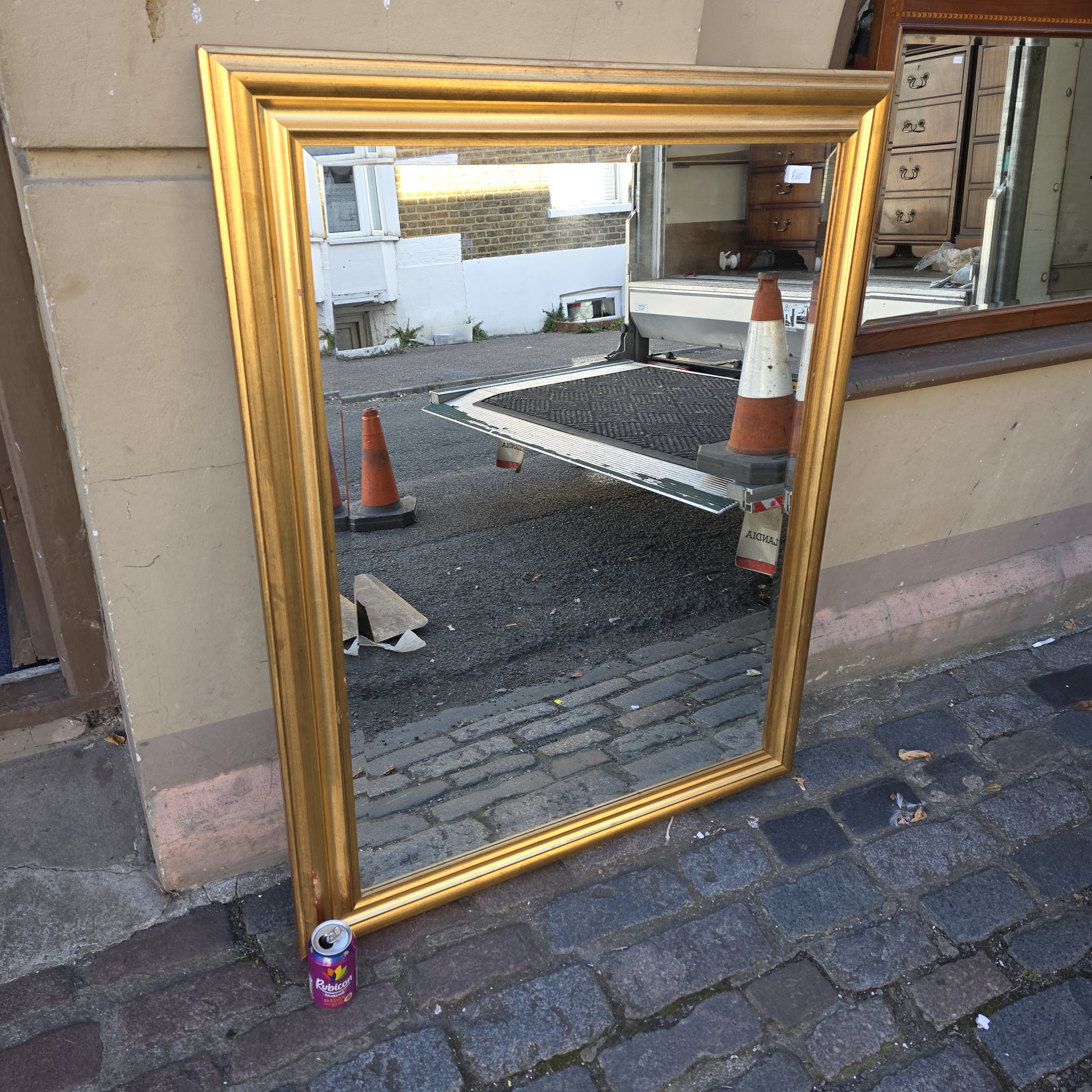 £65 - gold mirror - 93cm by 119cm