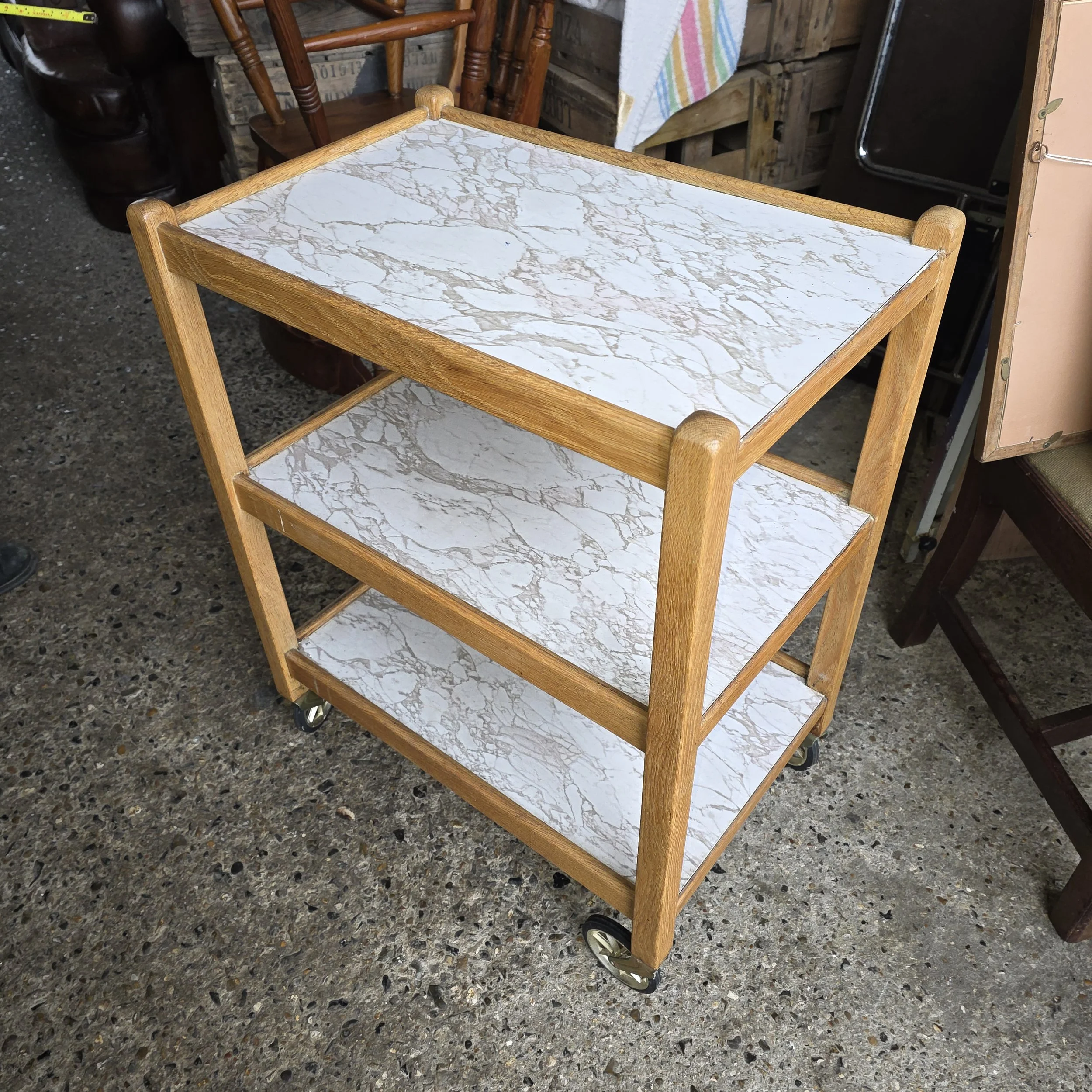 £35 - 3 tier trolley  - 61cm wide 41cm deep 78cm high