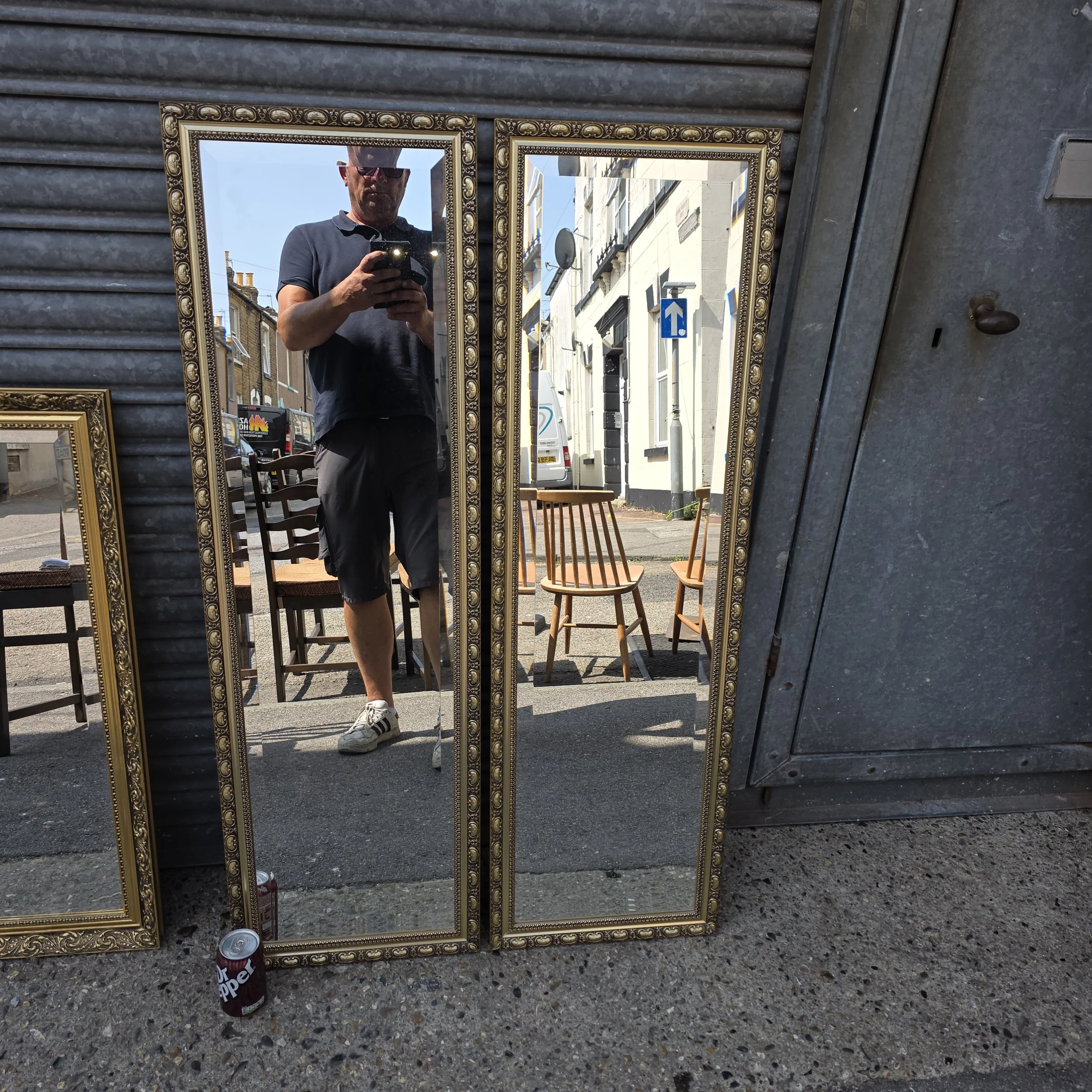 £30 each - tall mirrors - 37cm by 121cm