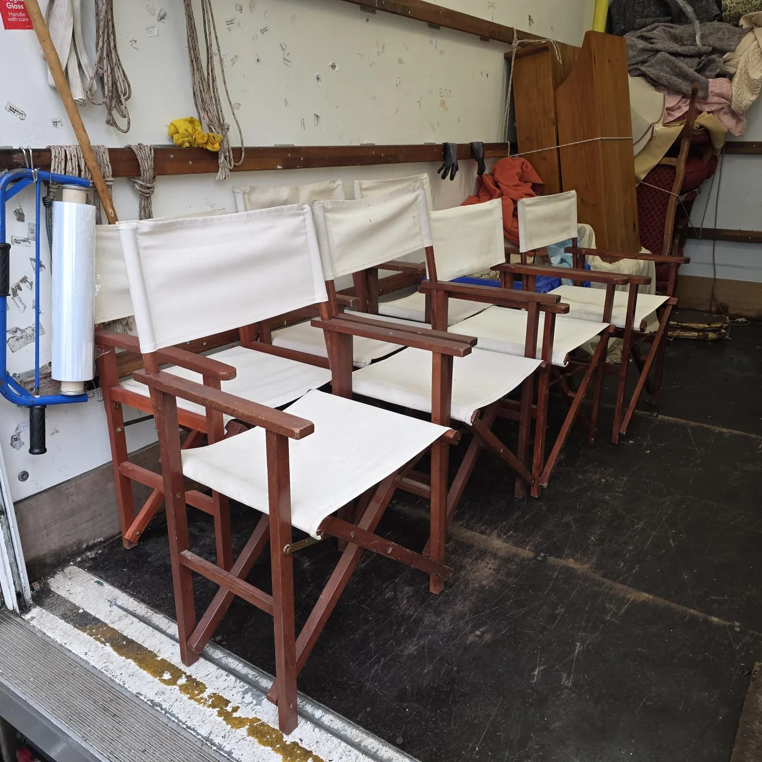 £20 each - 7 directors chairs folding