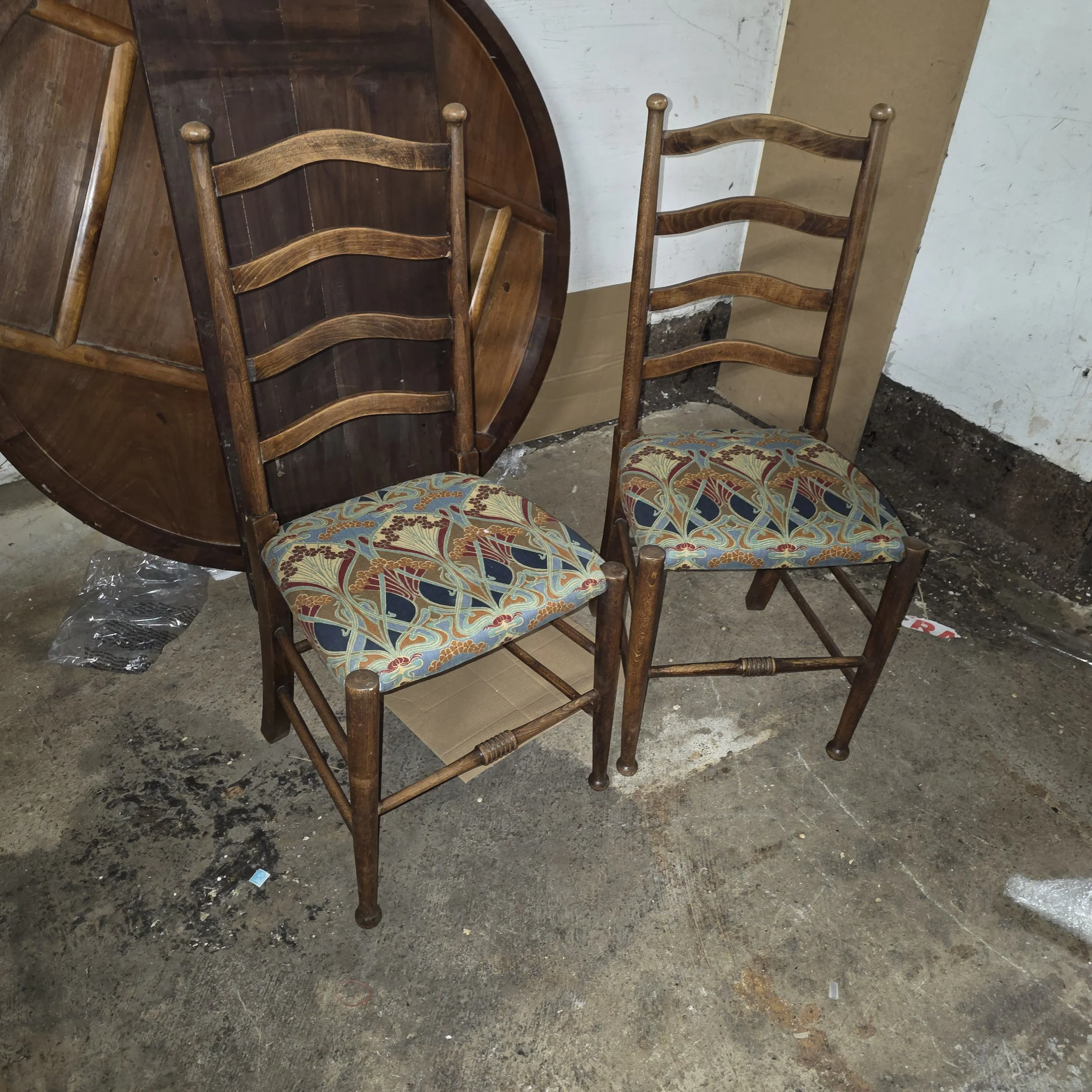 £40 each -  ladder back chairs