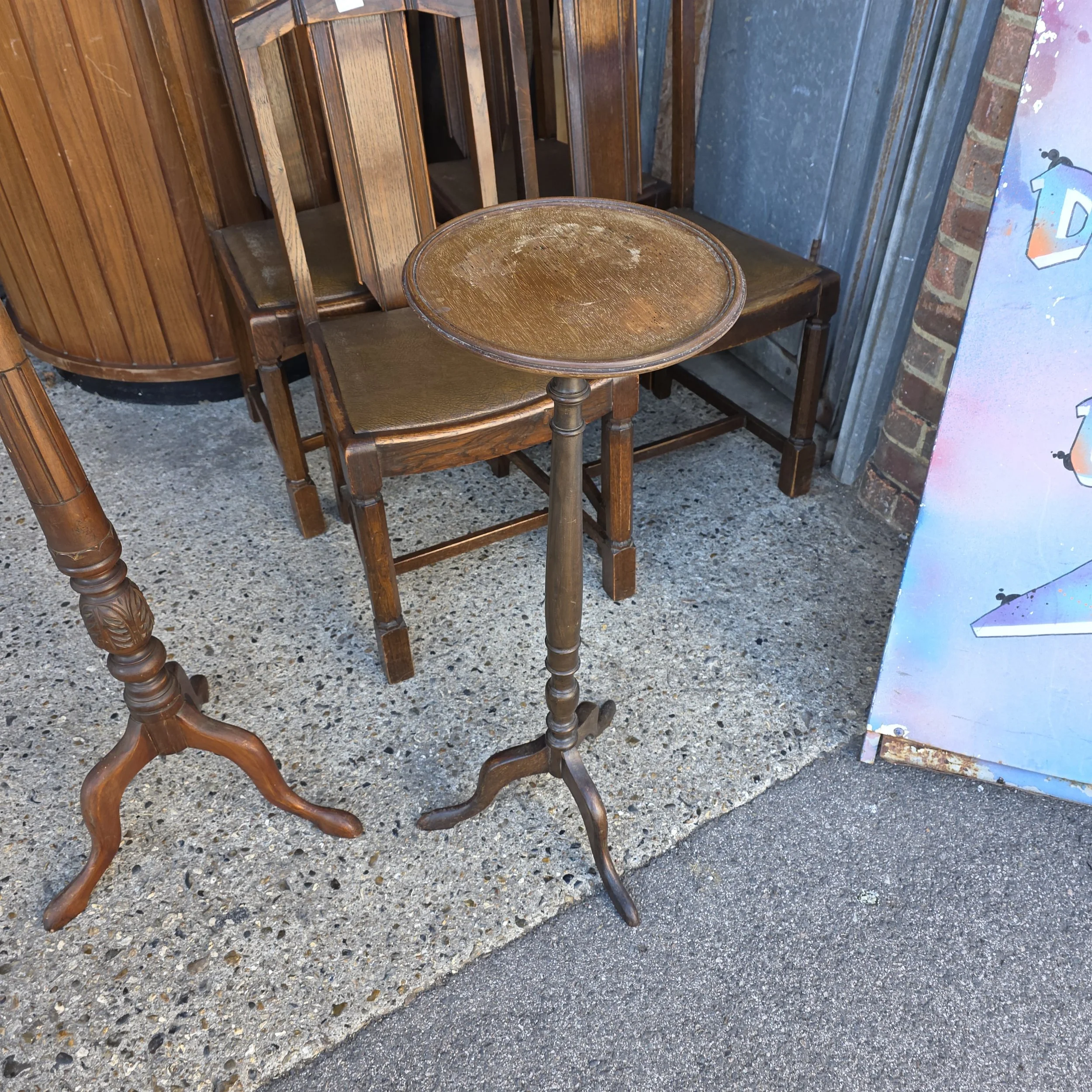 £45 - torchere stand -  86cm tall