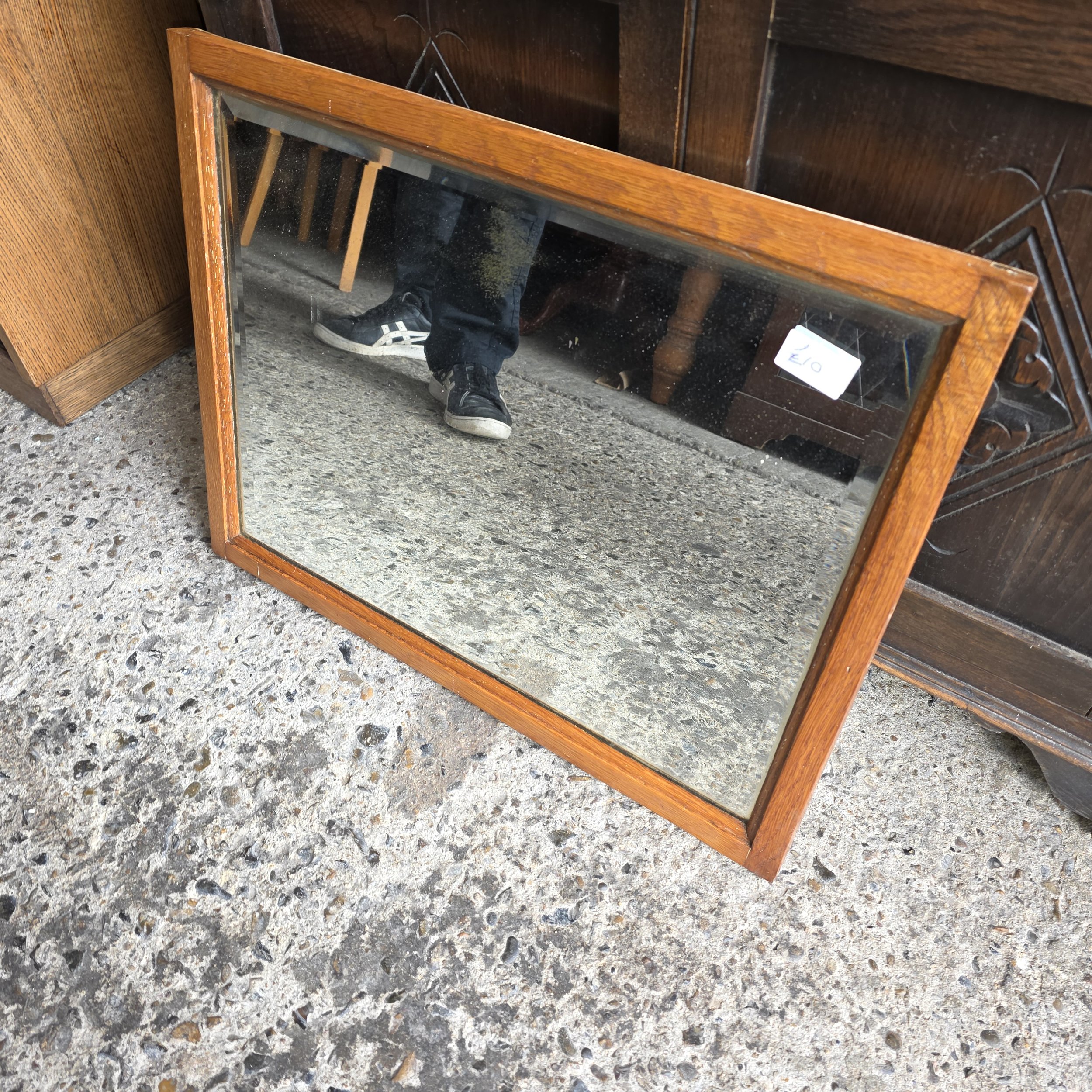 £15 - mirror - 56cm by 43cm